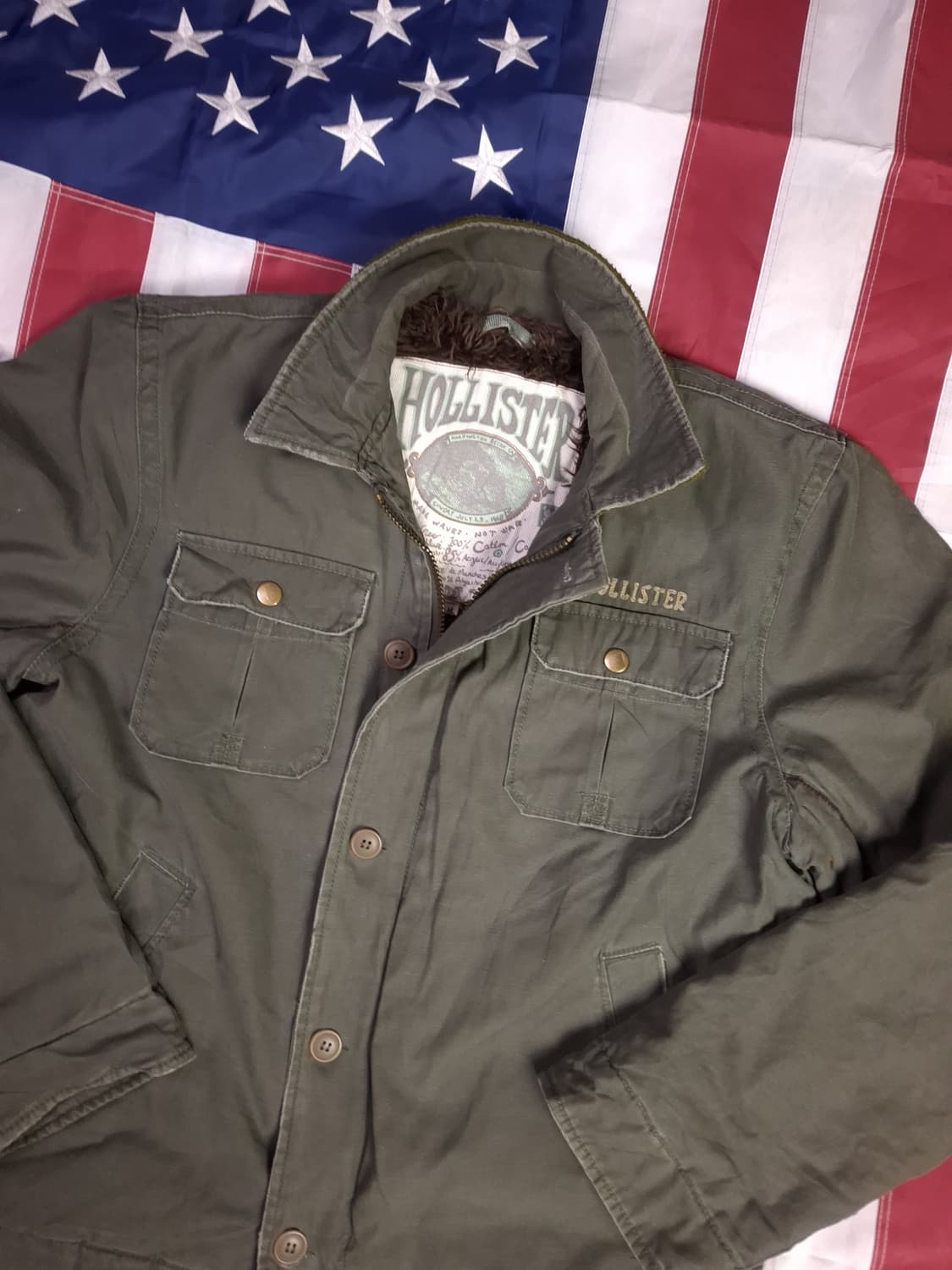 오리지날 홀리스터 쉐르파 덱자켓 상품이미지2