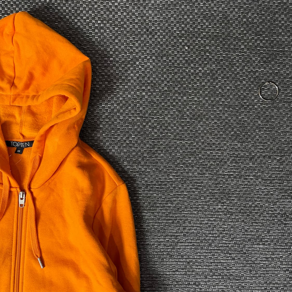 (새상품) 탑텐 오렌지 후드집업 105 상품이미지3