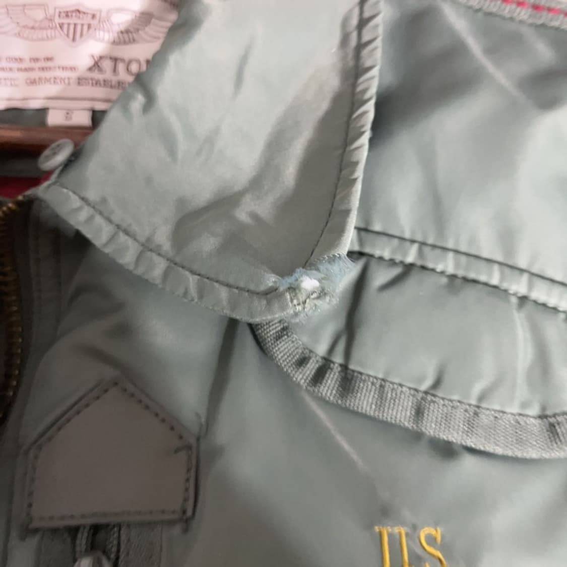 엑스톤즈 미군 파일럿 MA-1 항공점퍼 봄버자켓 105 C08765 상품이미지9