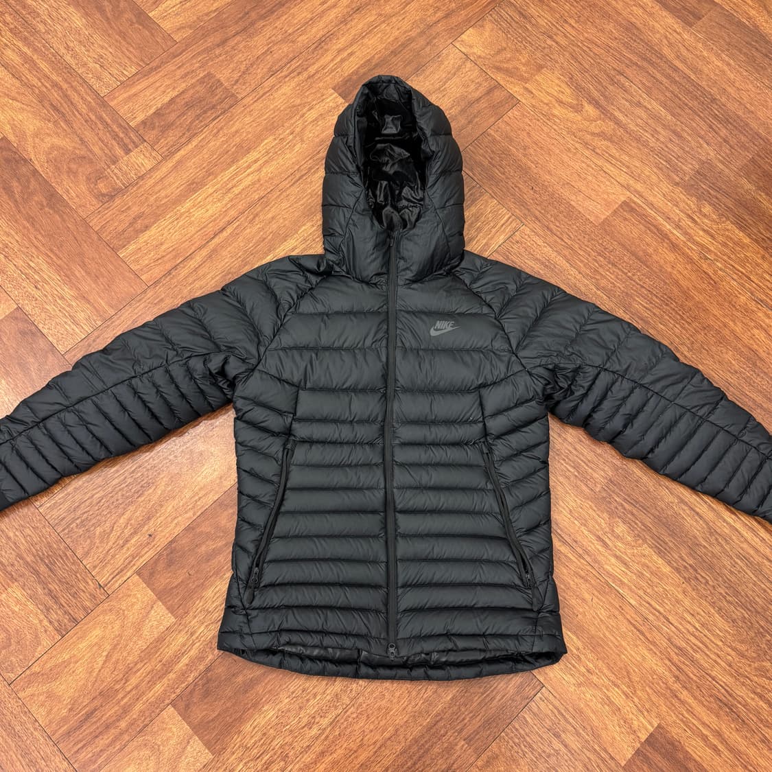 M(95~100) 나이키 NSW 블랙 다운필 경량 패딩 자켓  상품이미지3