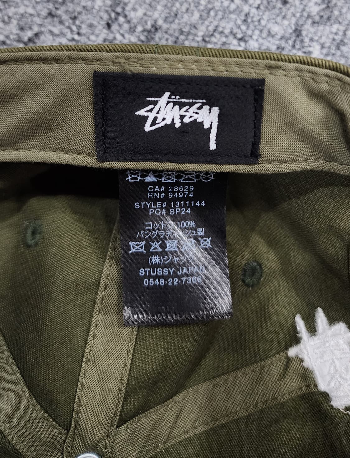 STUSSY 스투시 로우 프로파일 빅 베이직 볼캡 모자 상품이미지7