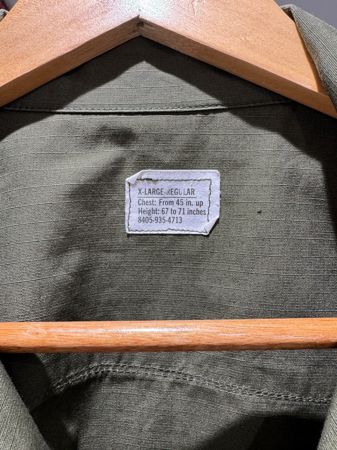 미사용) 69s 미군 정글퍼티그 자켓 (XL) 상품이미지3