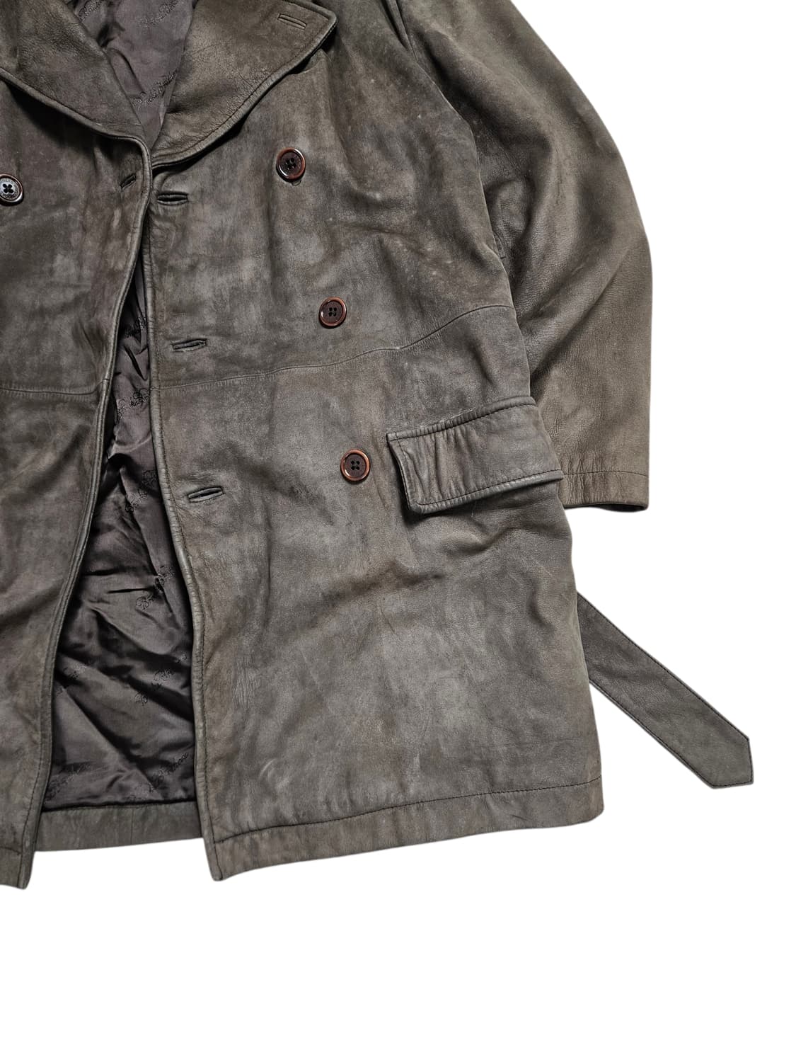 브룩스브라더스 스웨이드 트렌치 코트 상품이미지4