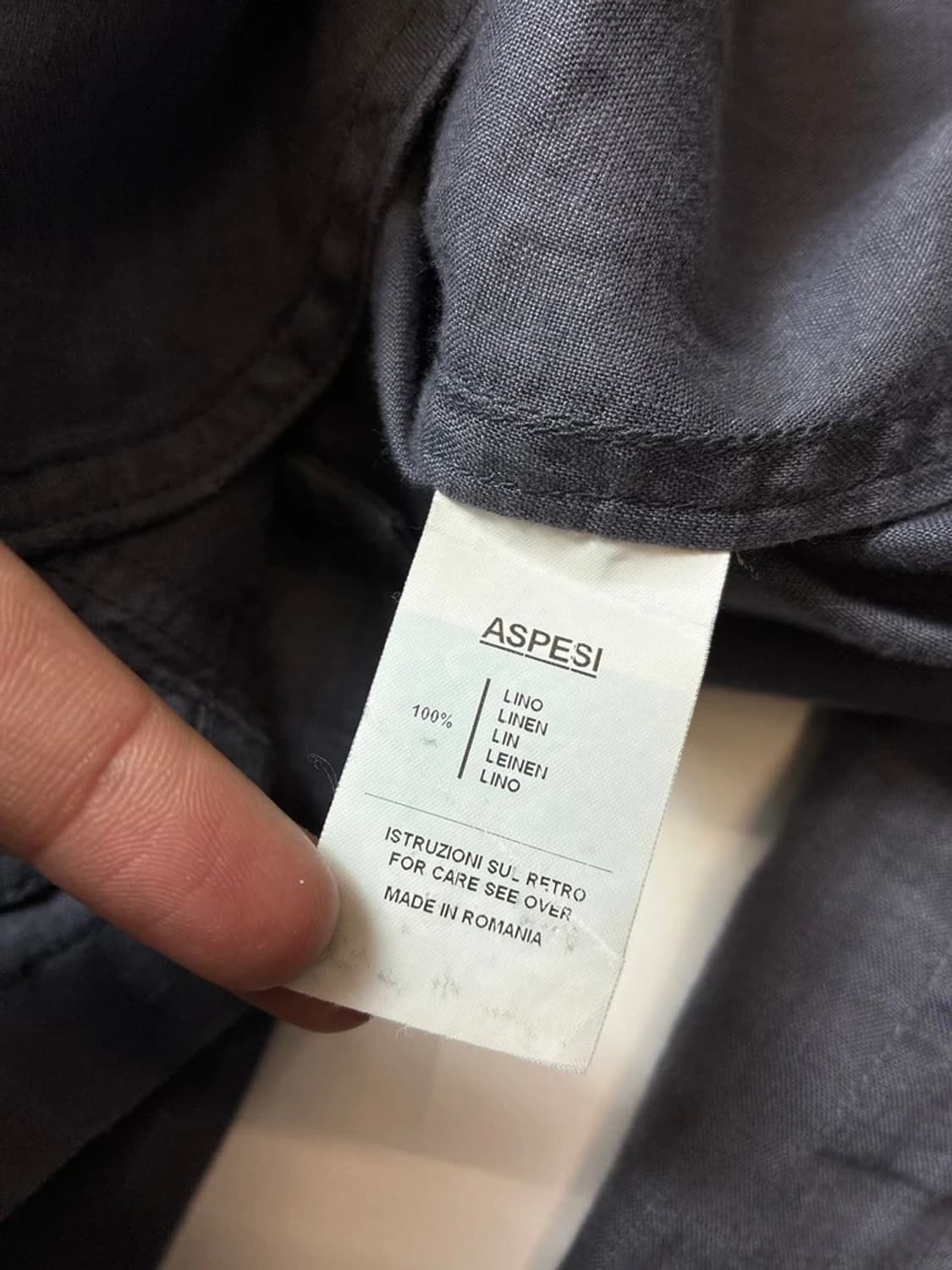 아스페시 ASPESI 솔리드 린넨 블레이저 PN8331 상품이미지8