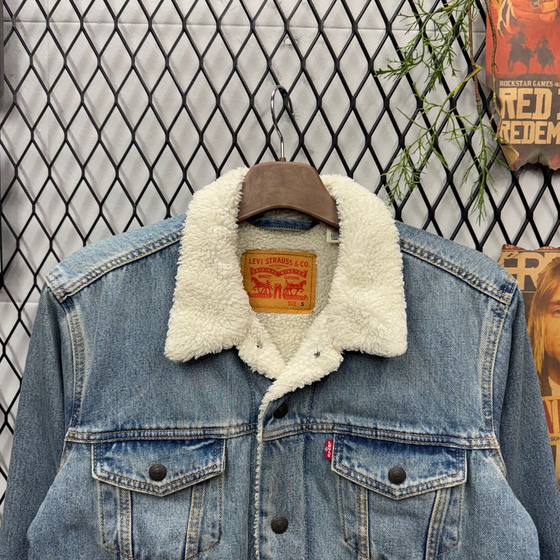 리바이스 타입 3 쉐르파 연청 데님 트러커 자켓 상품이미지3