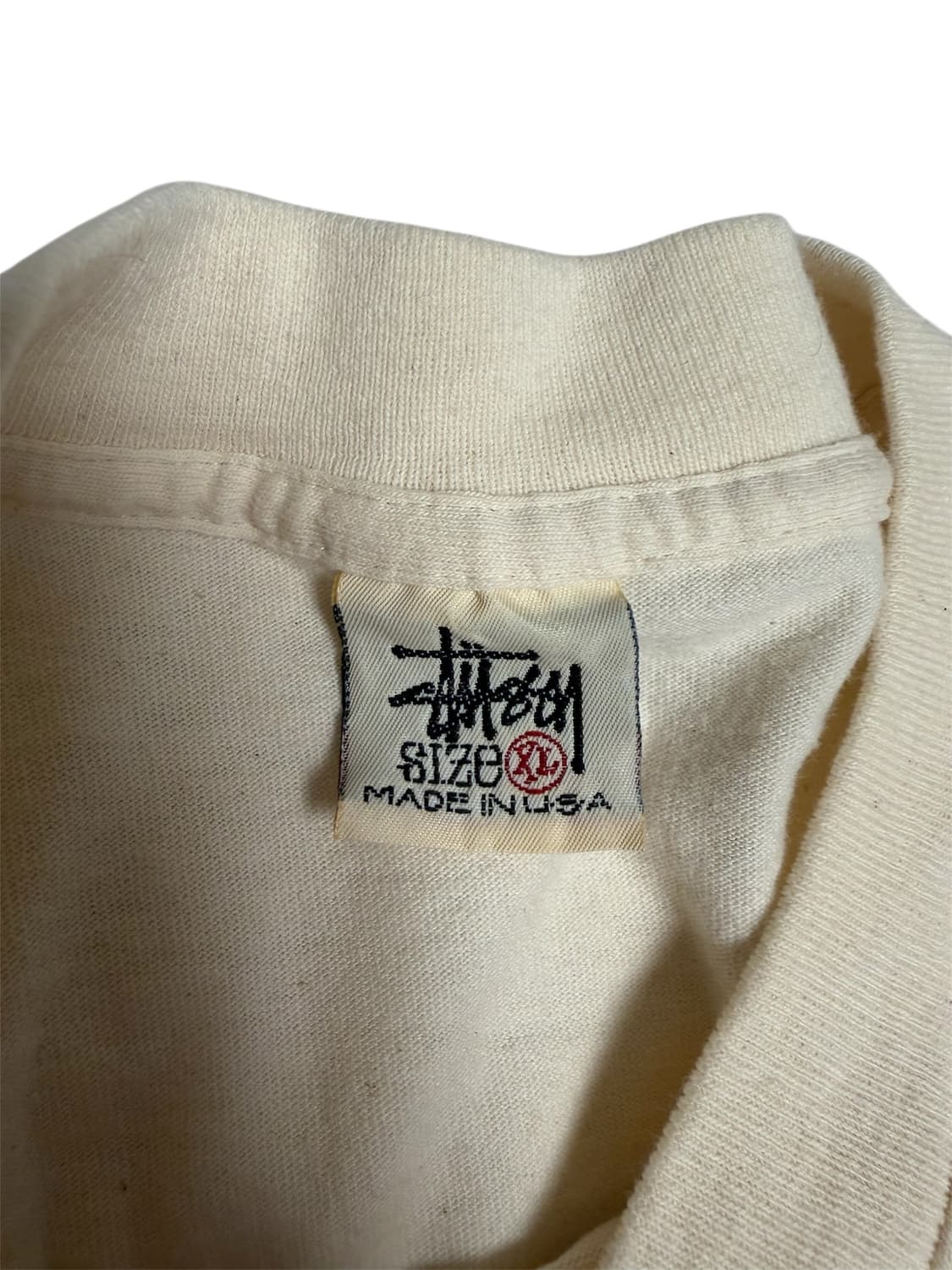 [XL] 90s 스투시 스탁 로고 티셔츠 싱글 스티치 상품이미지3