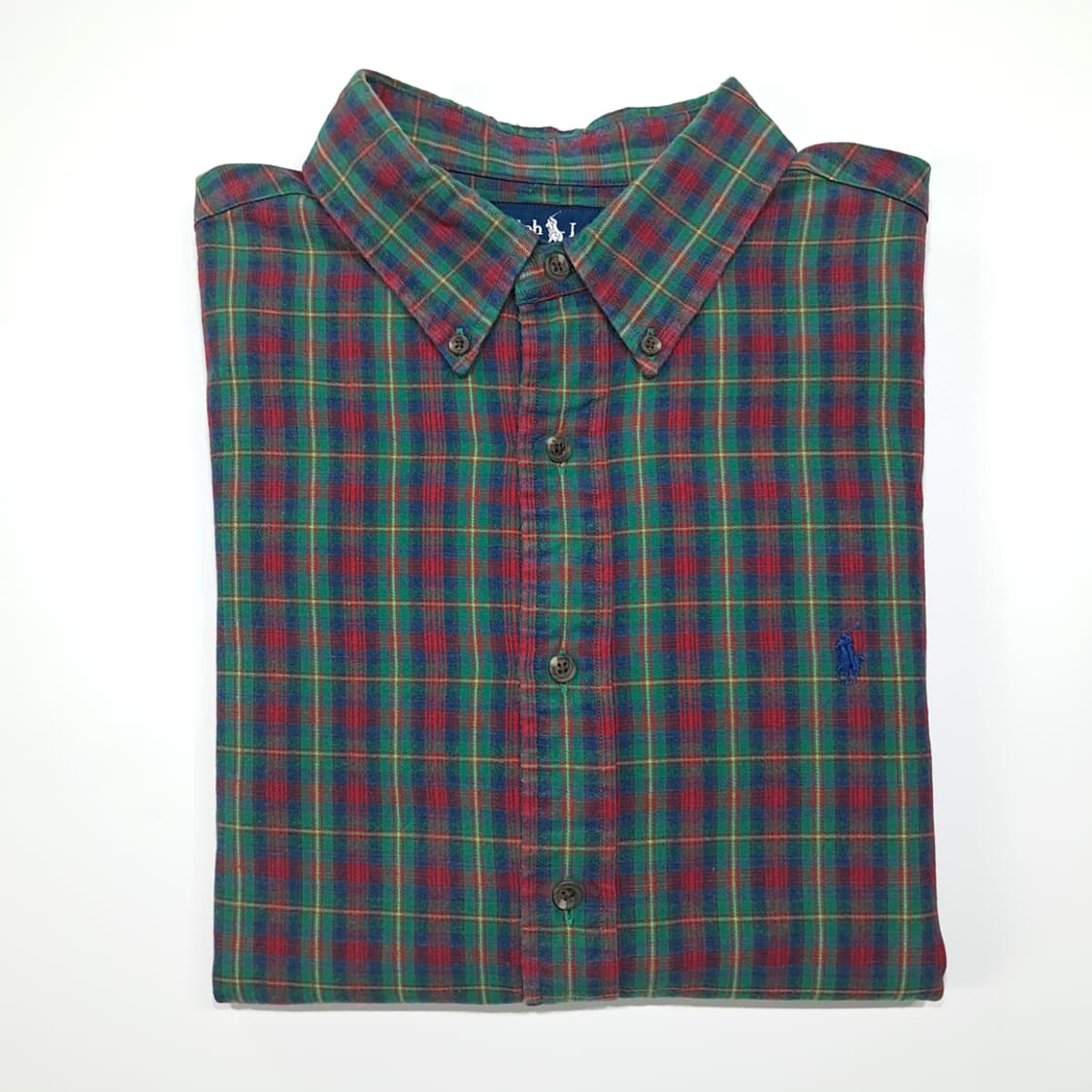 CL764 XL 폴로 00s 크리스마스 타탄체크 버튼다운 셔츠 남방 상품이미지8