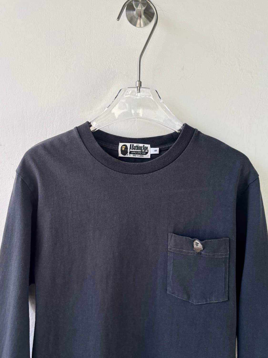 베이프 스몰 로고 롱슬리브 상품이미지4