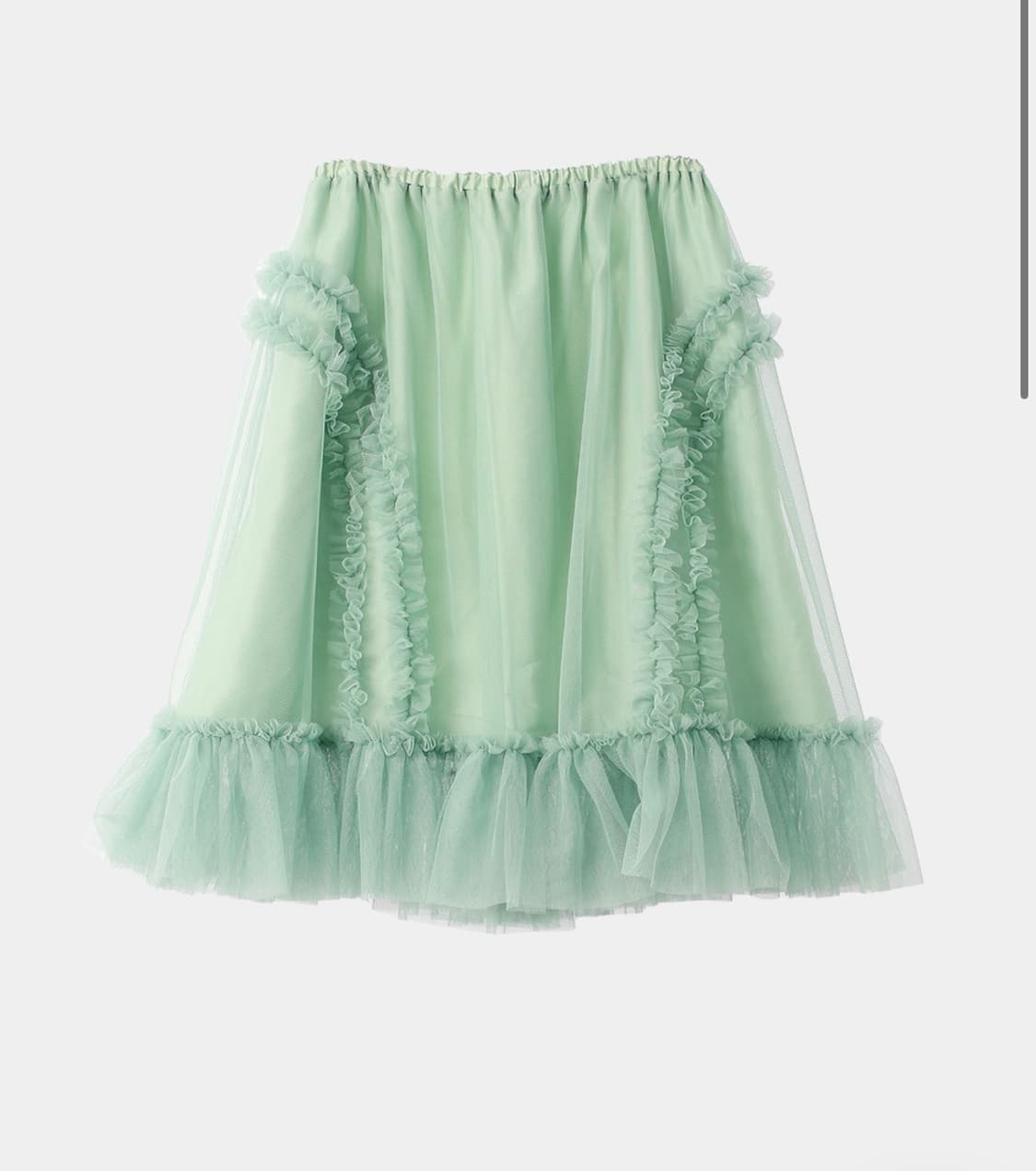 생긴스튜디오 러플 스커트 상품이미지1