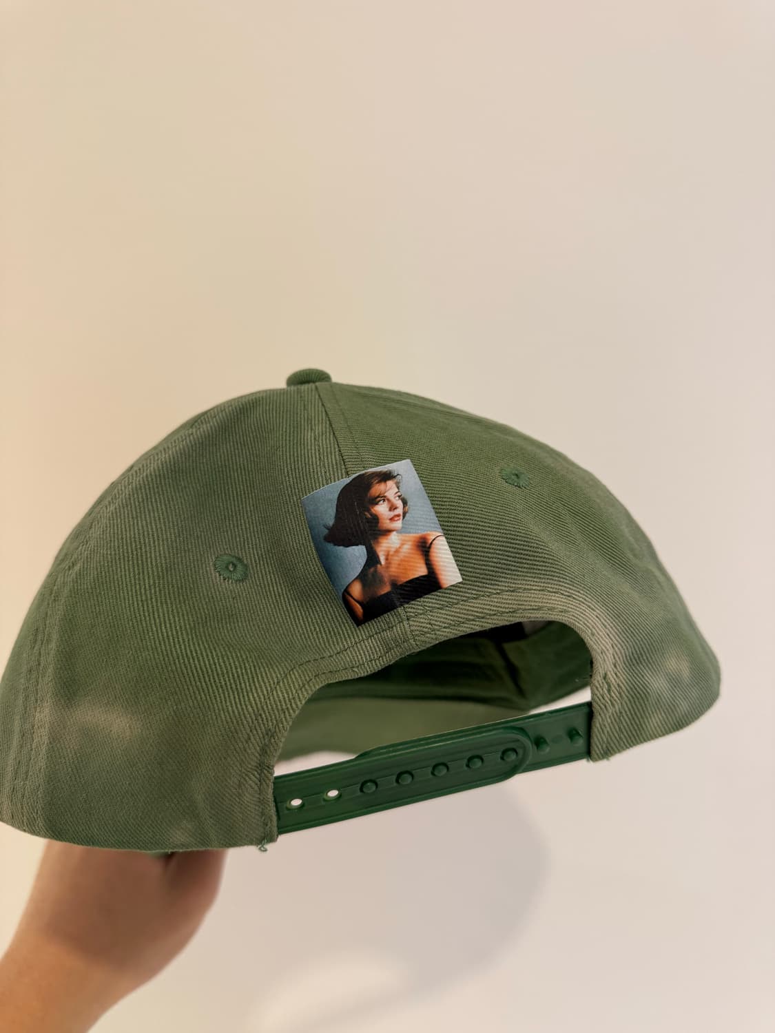 SAINT NATALIE WOOD PAINT HAT GREEN 상품이미지4