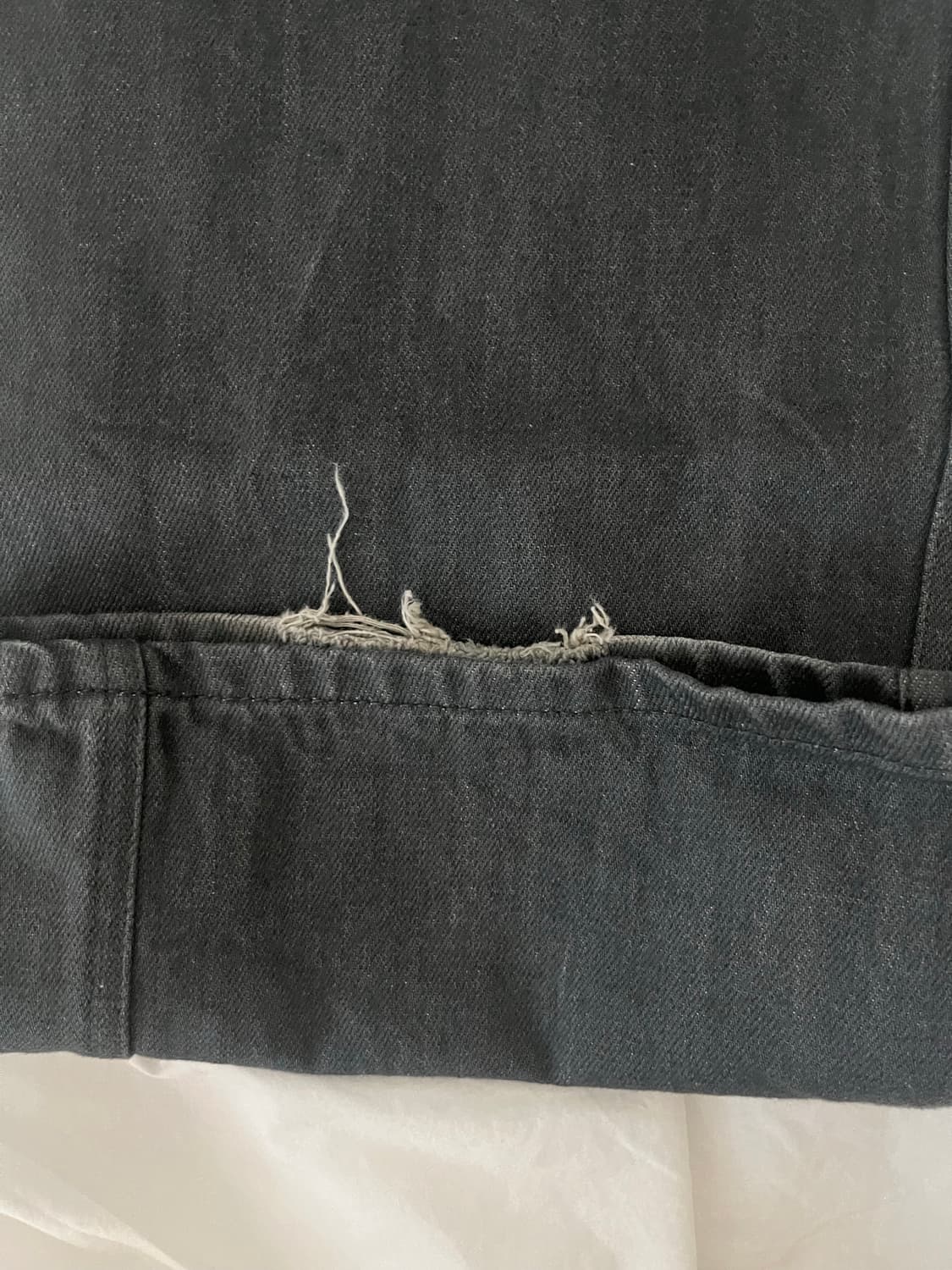 Amomento 24ss indigo straight denim grey 상품이미지3