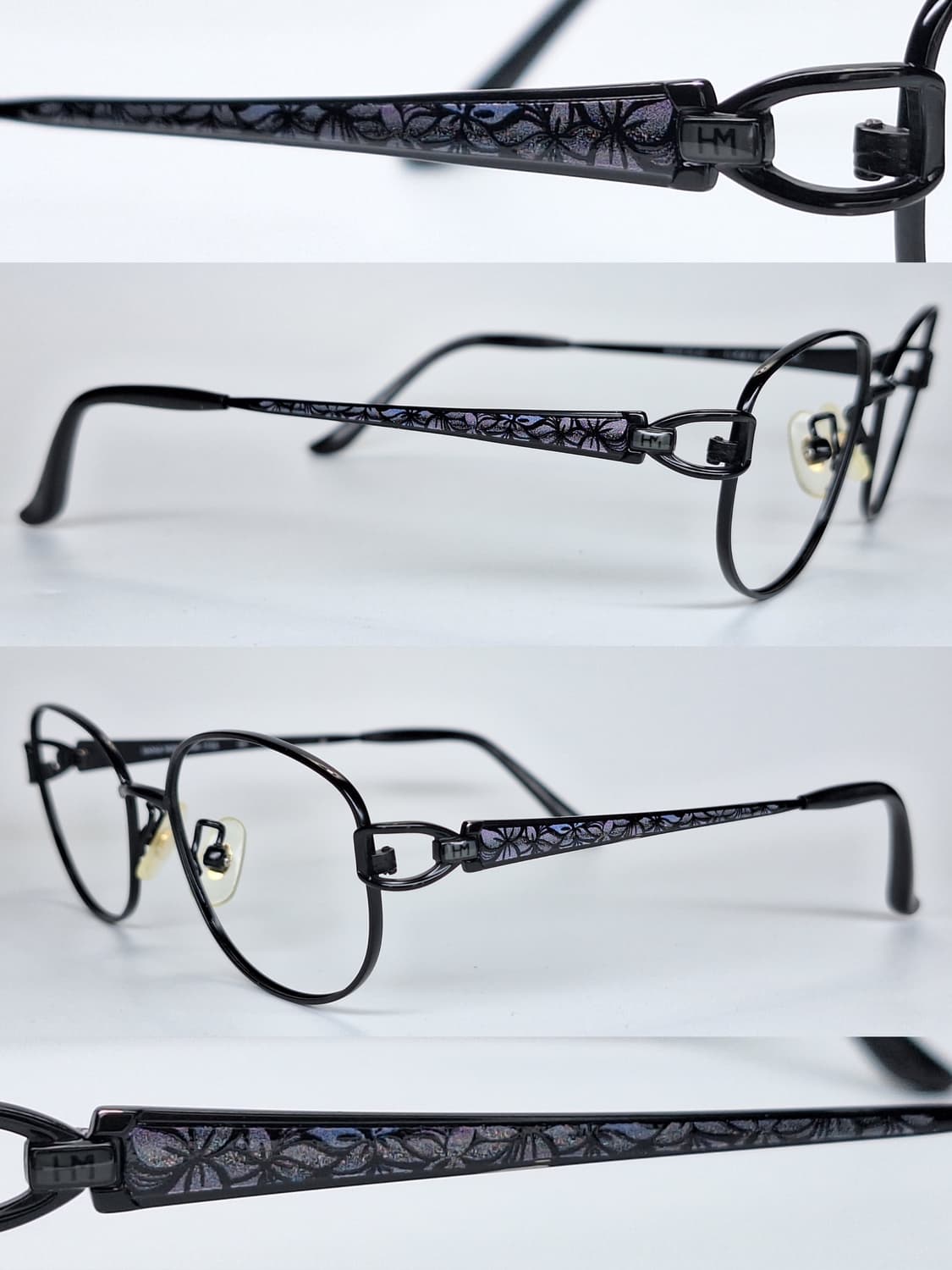 하나에 모리 HM-7705 꽃무늬 티타늄 안경테/일제 수입 패션 여성안경 상품이미지6