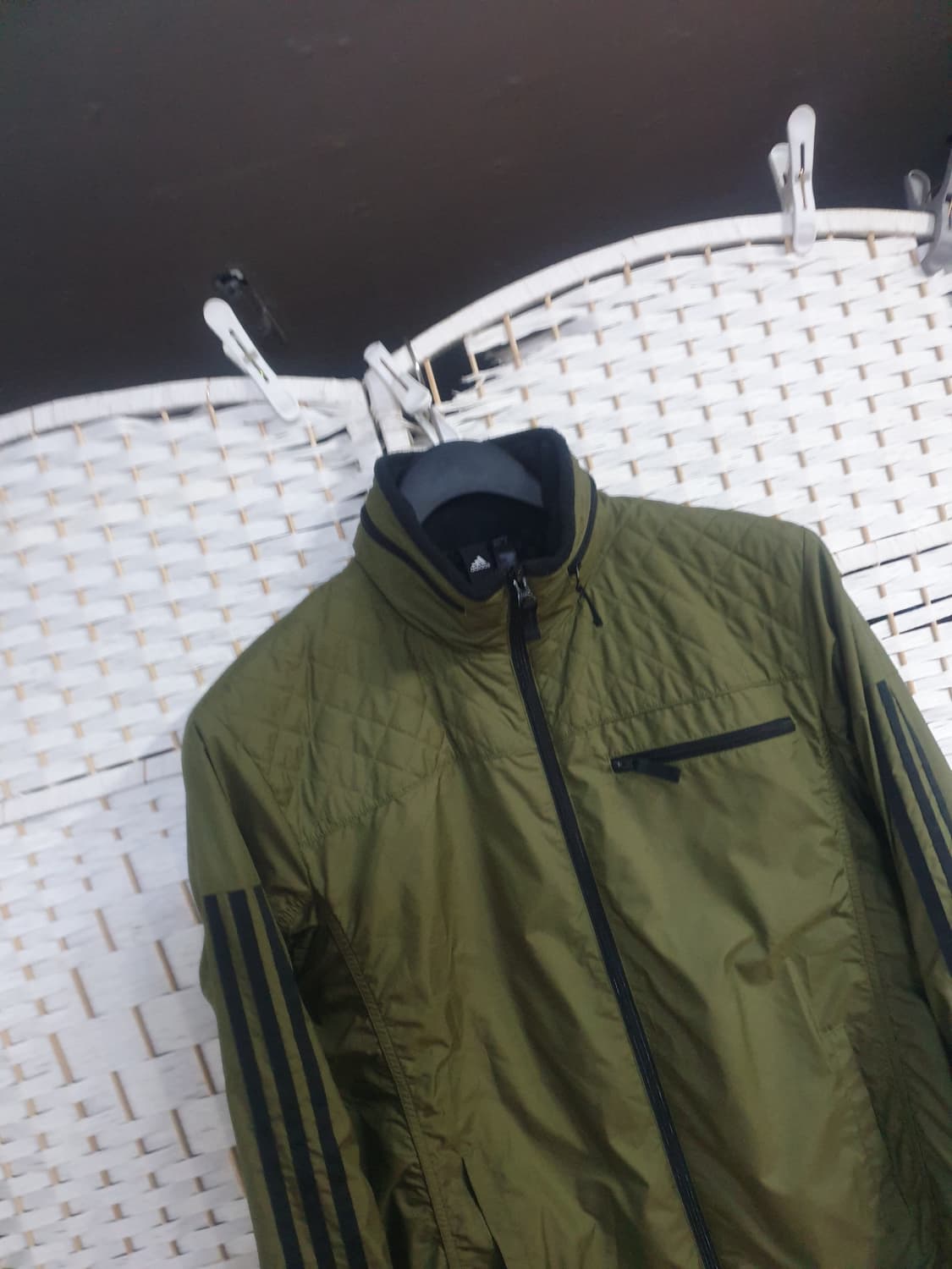 아디다스 올리브색 바람막이 점퍼 L 상품이미지2