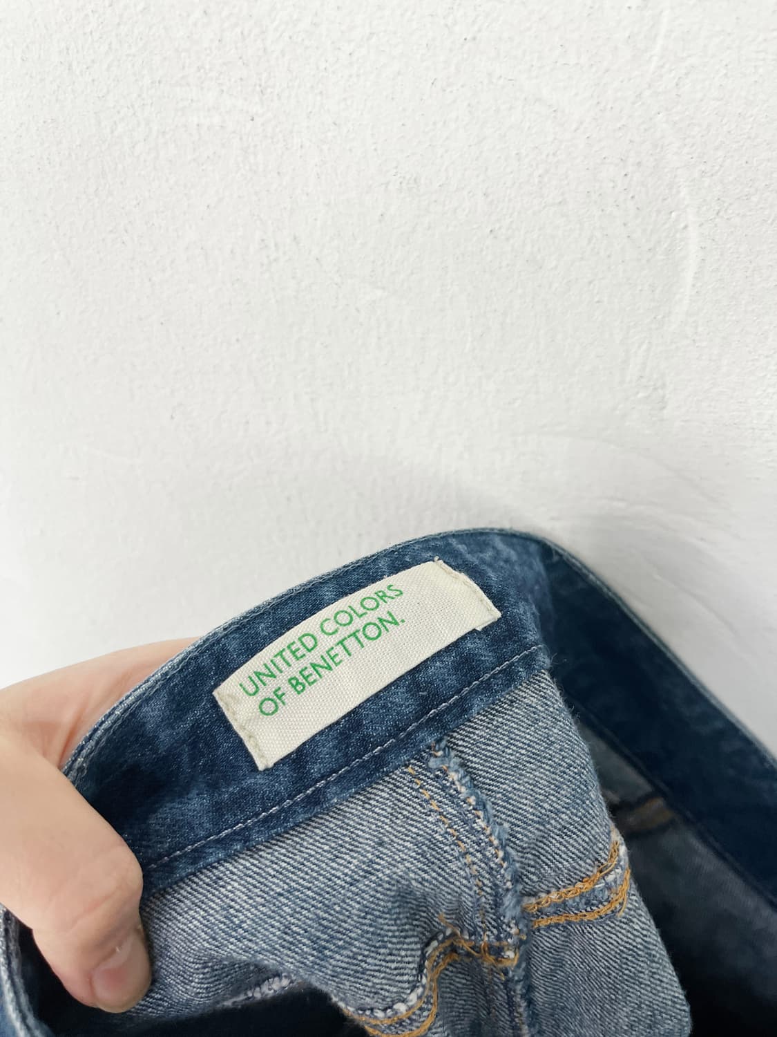 베네통 데님 스커트 상품이미지9