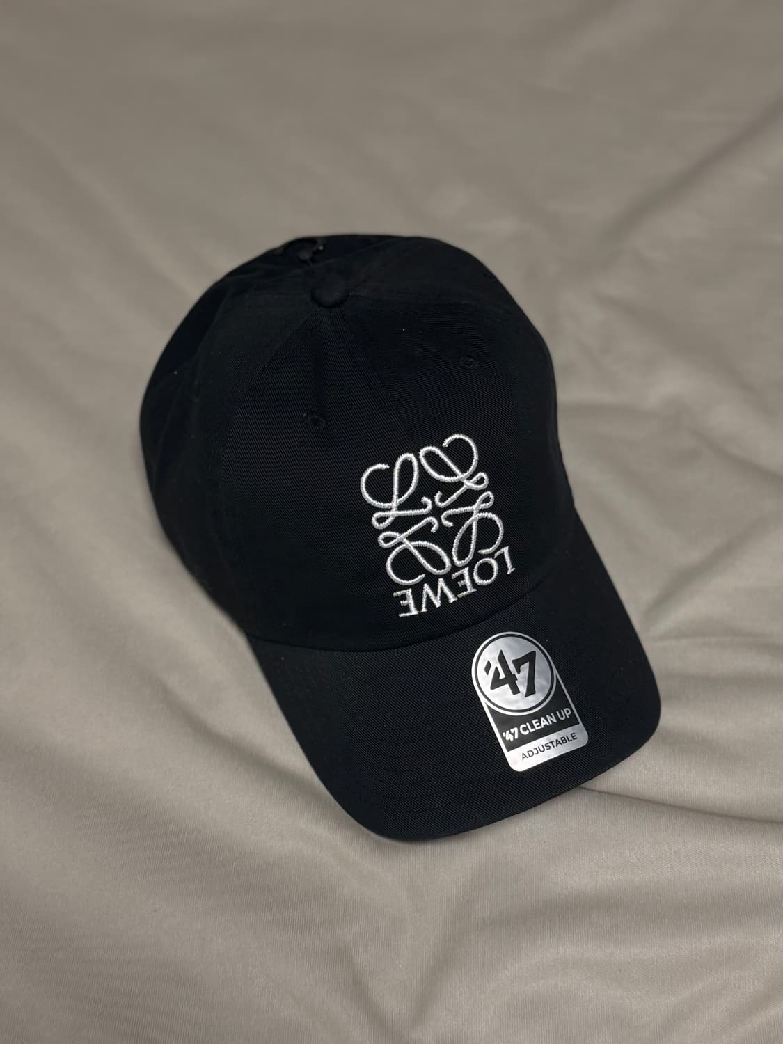 nptsss 로에베 볼캡 블랙 상품이미지1