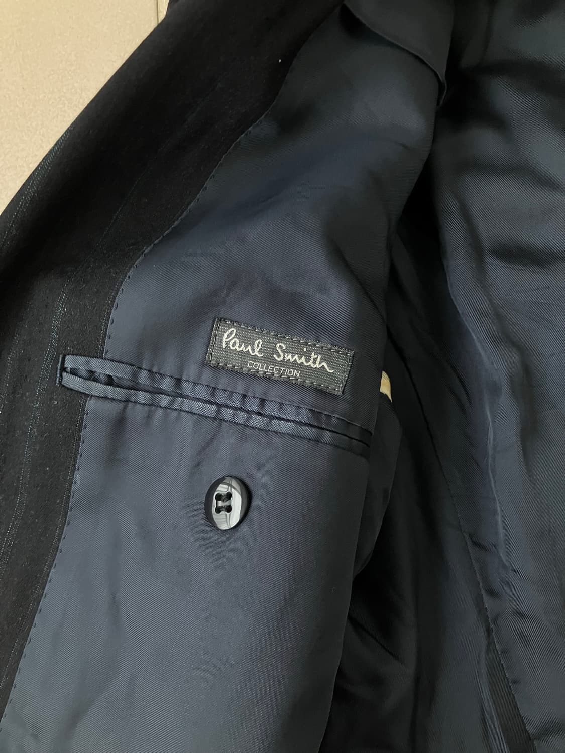 Paul smith 폴스미스 더블 브레스티스 울 큐프라 자켓 상품이미지5