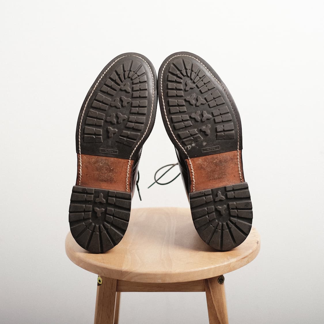 알든 40218HC 6.5D 버건디 코도반 NST 탱커 부츠 상품이미지10