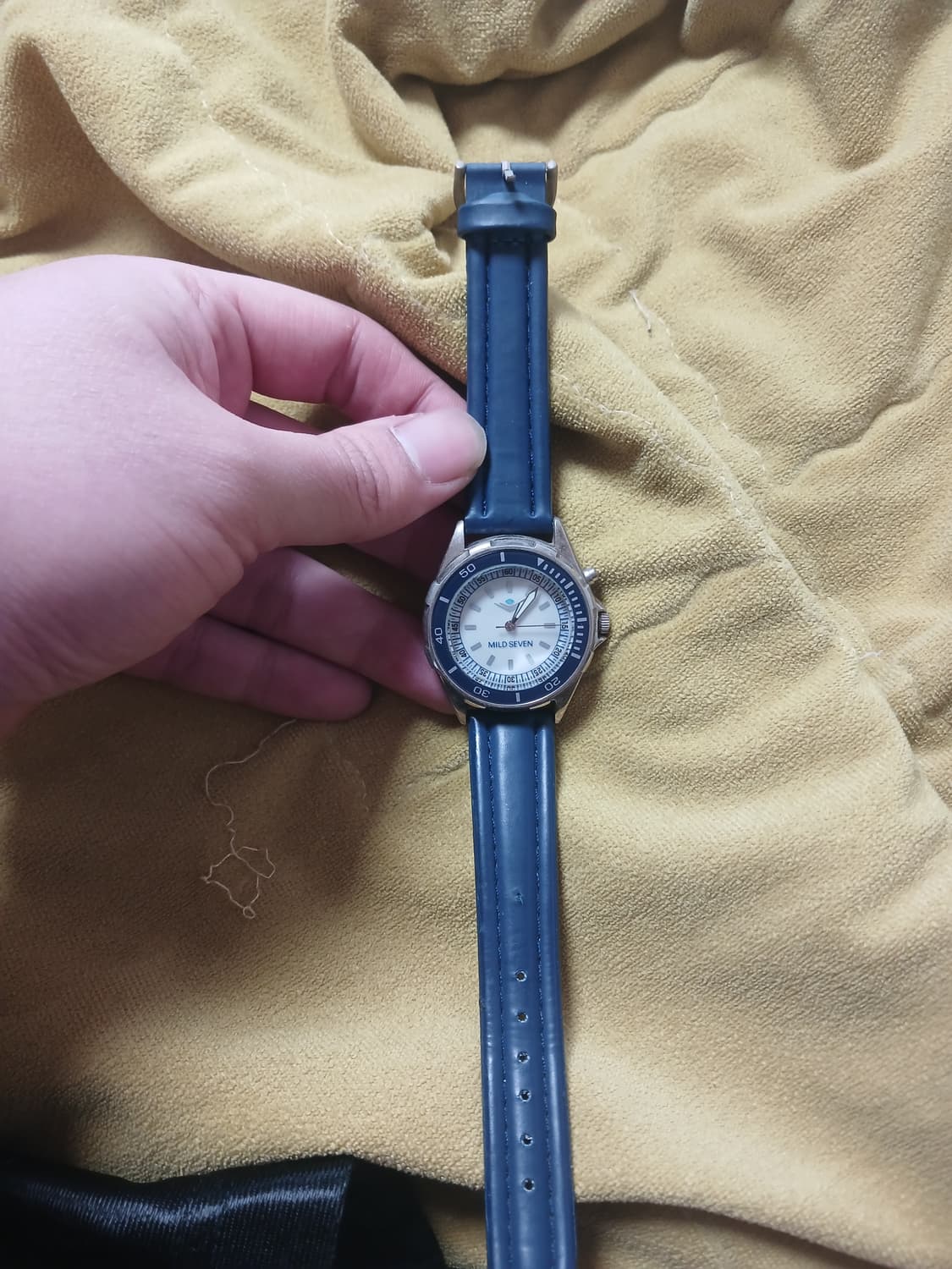 마일드세븐 빈티지 시계 네이비  상품이미지2