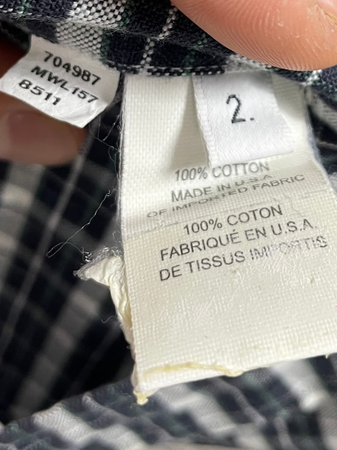 톰브라운 완장 옥스포드 체크 셔츠 (on.217) 상품이미지7