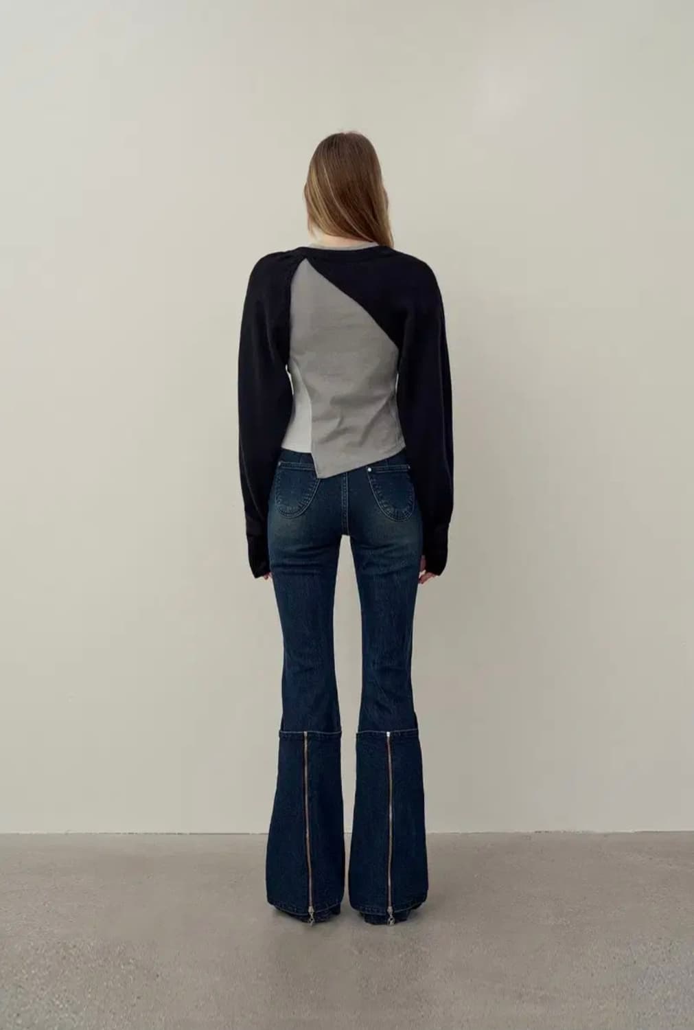 새상품)유즈 데님 부츠컷 바지 상품이미지3