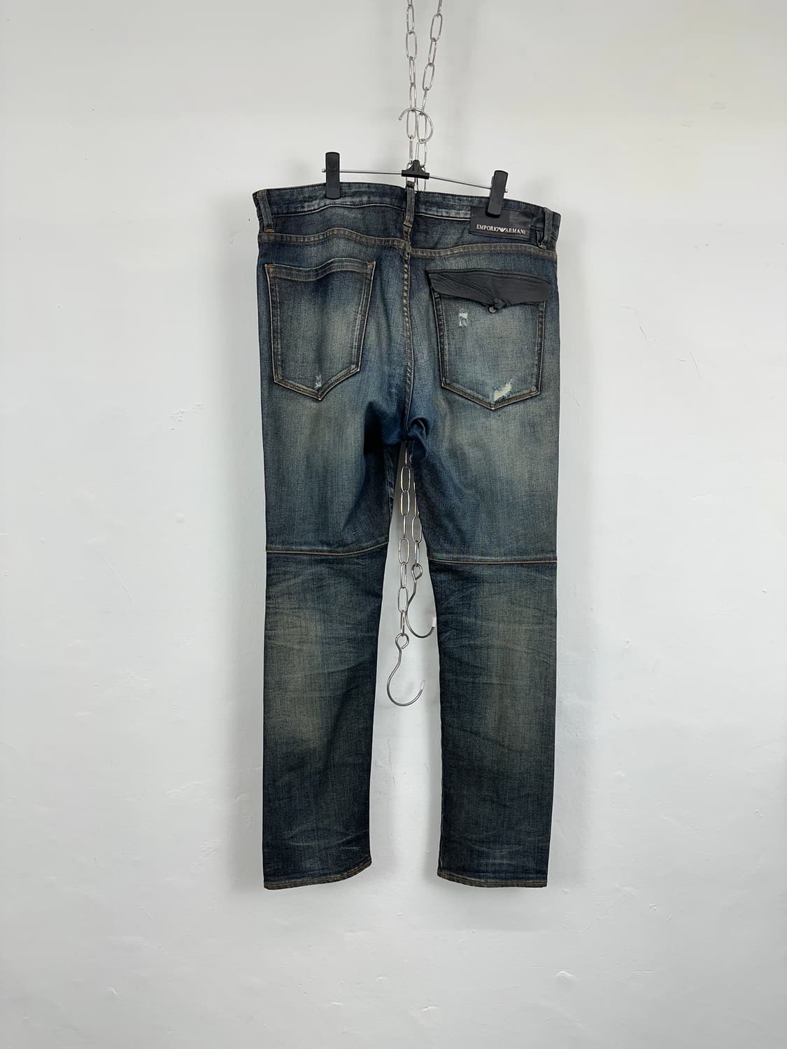 Emporio Armani Distressed Leather Detail 상품이미지6