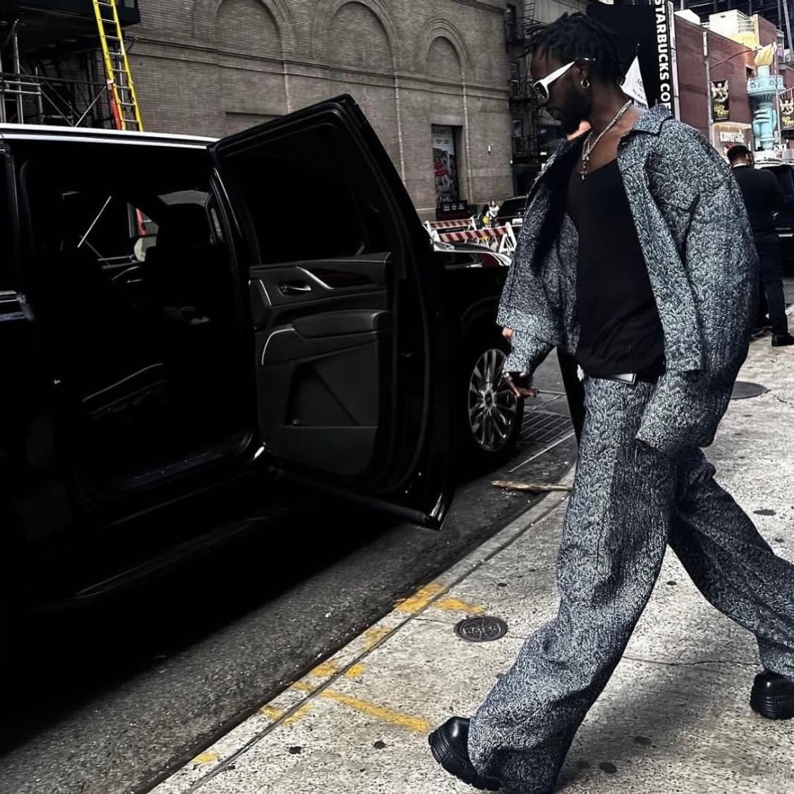 Kozaburo SS23 Snake Jacquard 트러커자켓 상품이미지1