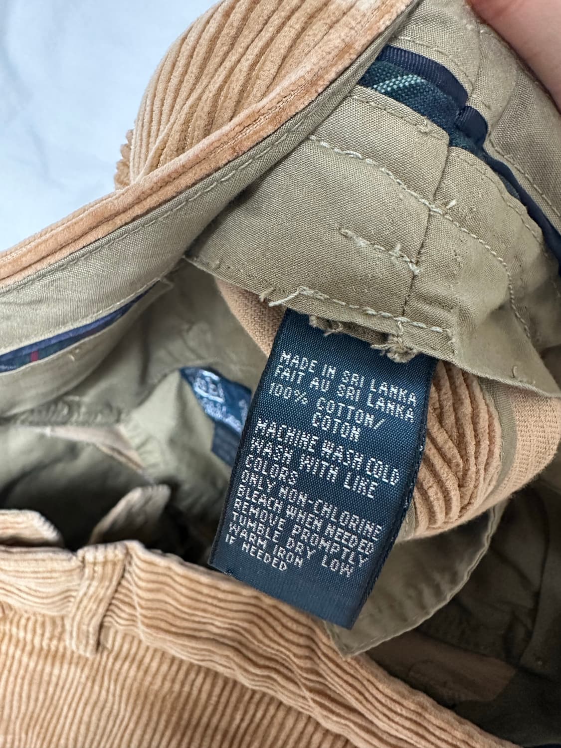 32) 폴로 코듀로이 팬츠 팝니다 상품이미지5