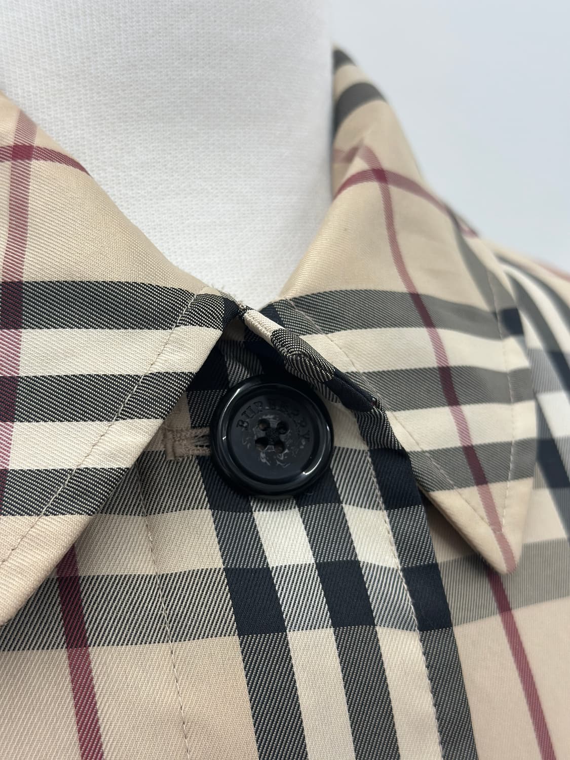 버버리 노바체크 싱글 롱 코트  상품이미지6