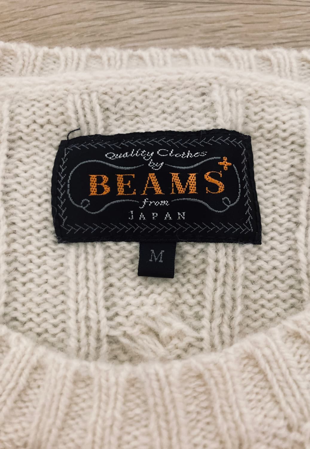 빔즈 플러스 울 케이블 니트 95 상품이미지2