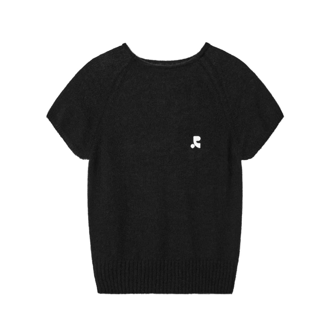 (1회착) Rest & Recreation 블랙 크롭 티셔츠 + 스커트 상품이미지1