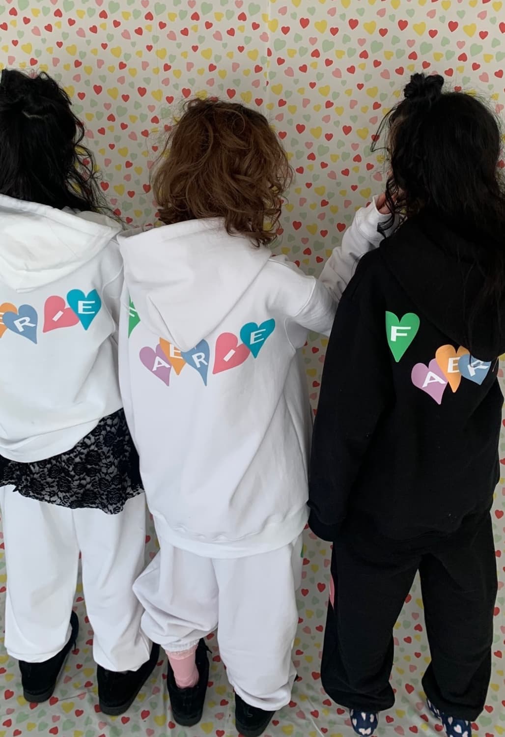 샵페어리 하트 벌룬 후드집업 화이트 상품이미지1