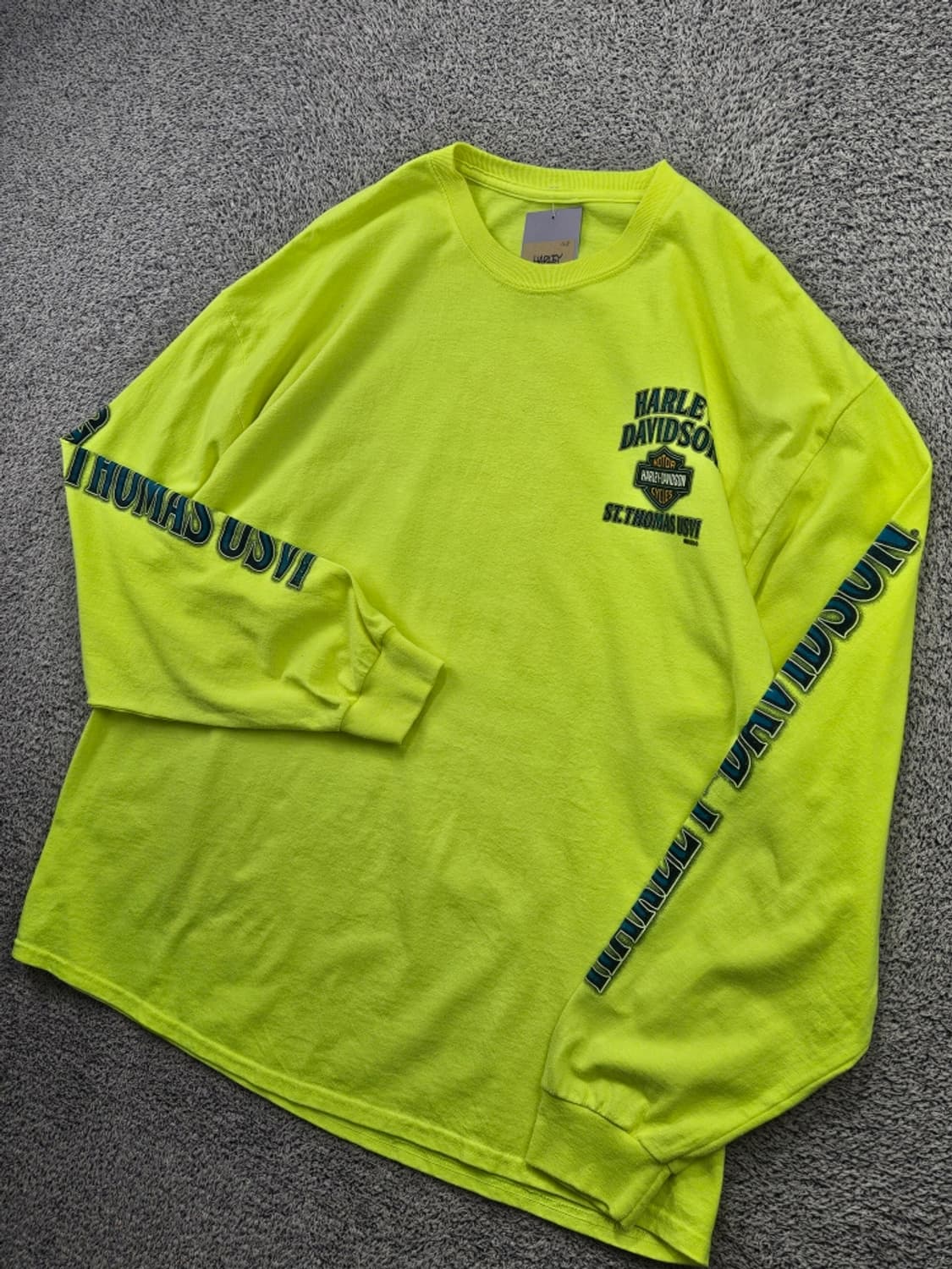 할리데이비슨 샬롯아말리에 세인트토머스 롱슬리브 (2XL추정)/ 11658 상품이미지4