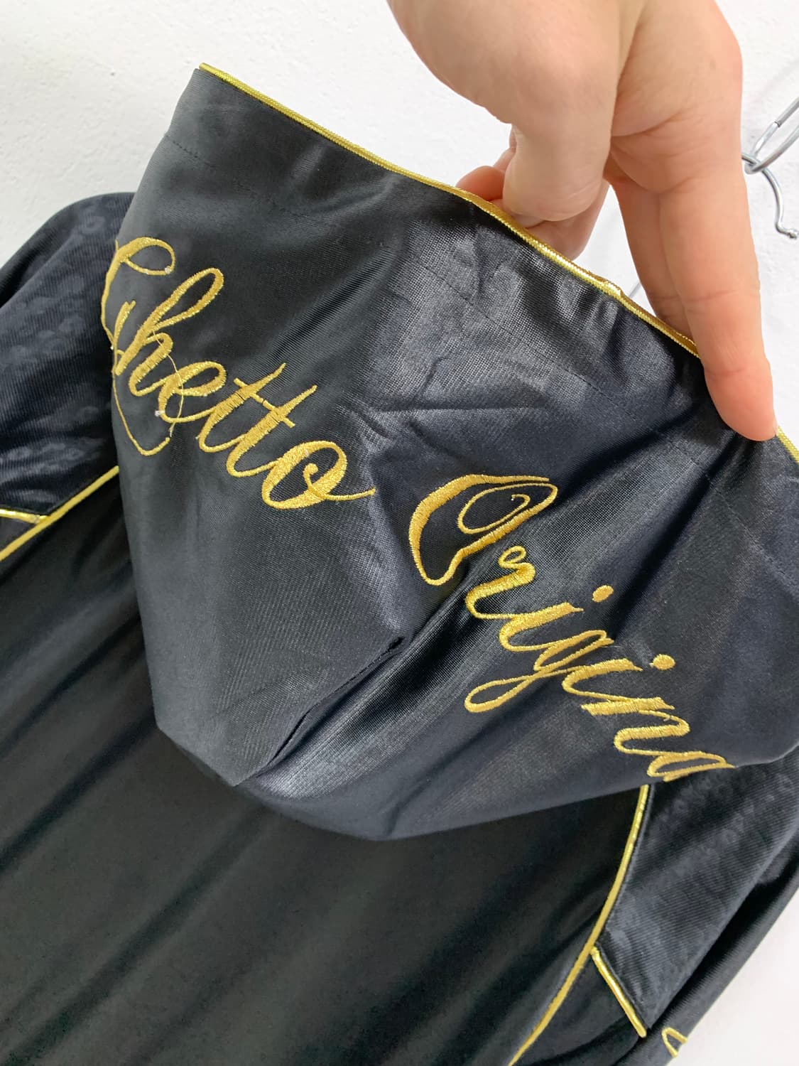 [GHETTO] 펑크 골드 레터링 후드 져지 상품이미지8