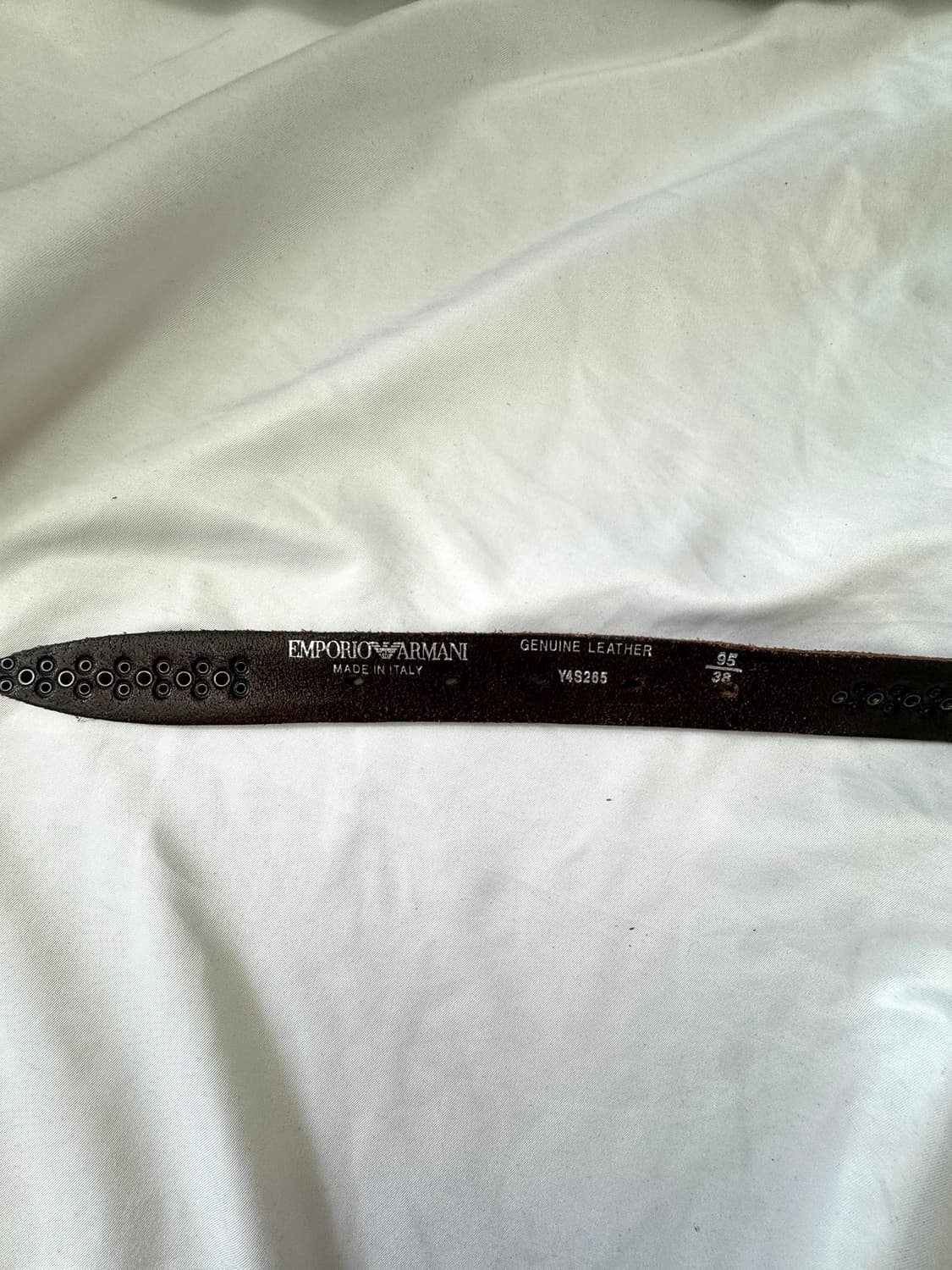 엠포리오 아르마니 스터드 레더 벨트 상품이미지5