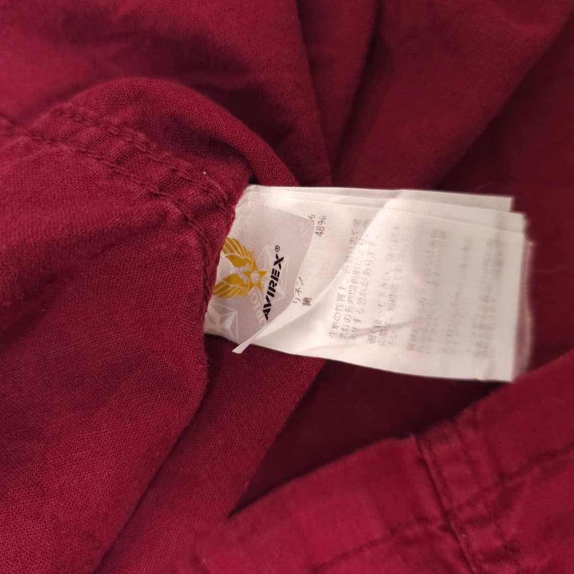 아비렉스 미해군 린넨 셔츠 상품이미지5