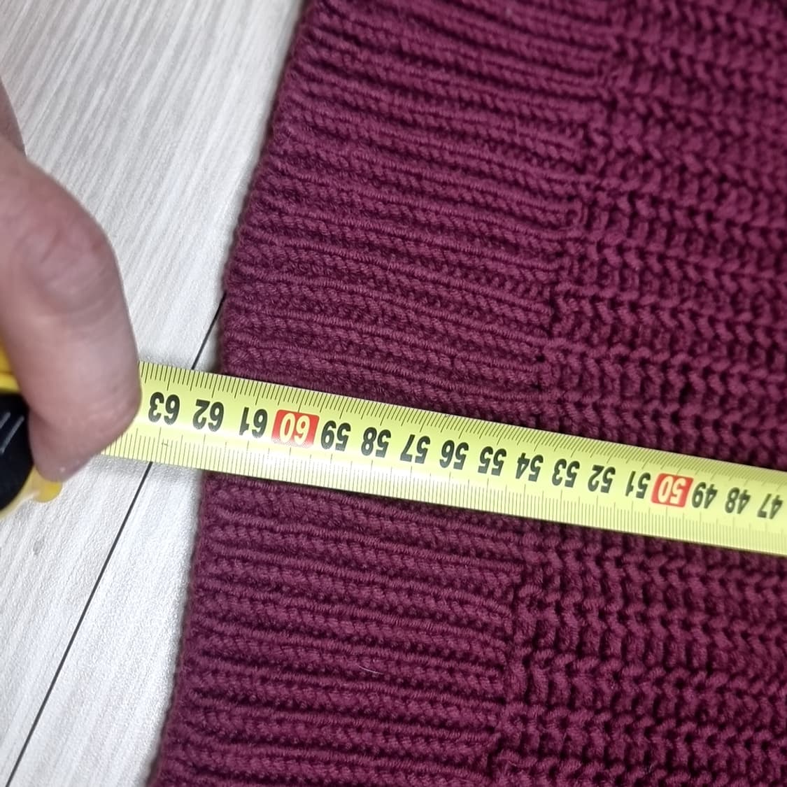 노티카 케이블 니트 스웨터 버건디(m) 상품이미지9