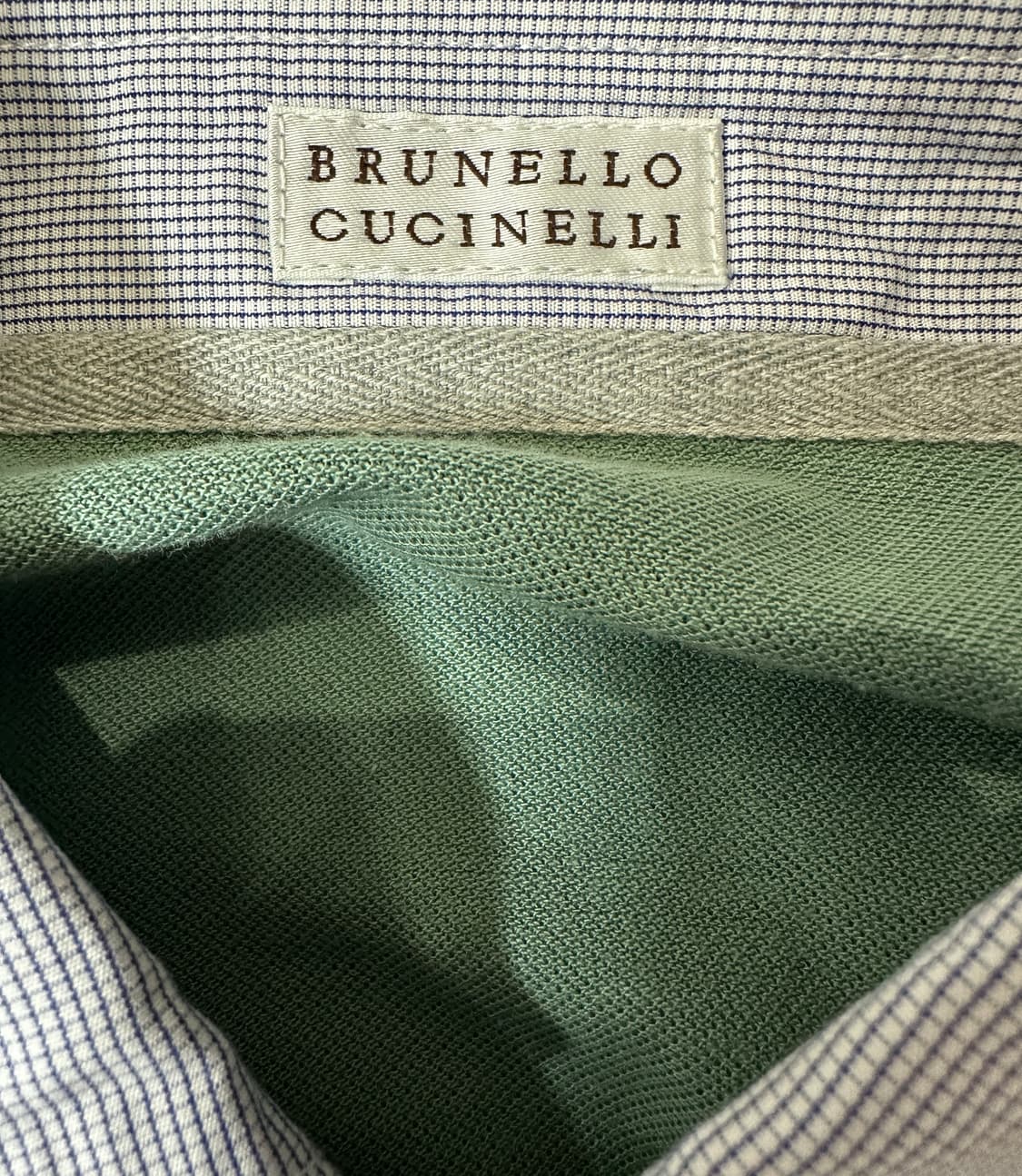 브루넬로 쿠치넬리 라이트 그린 폴로 티셔츠 상품이미지4