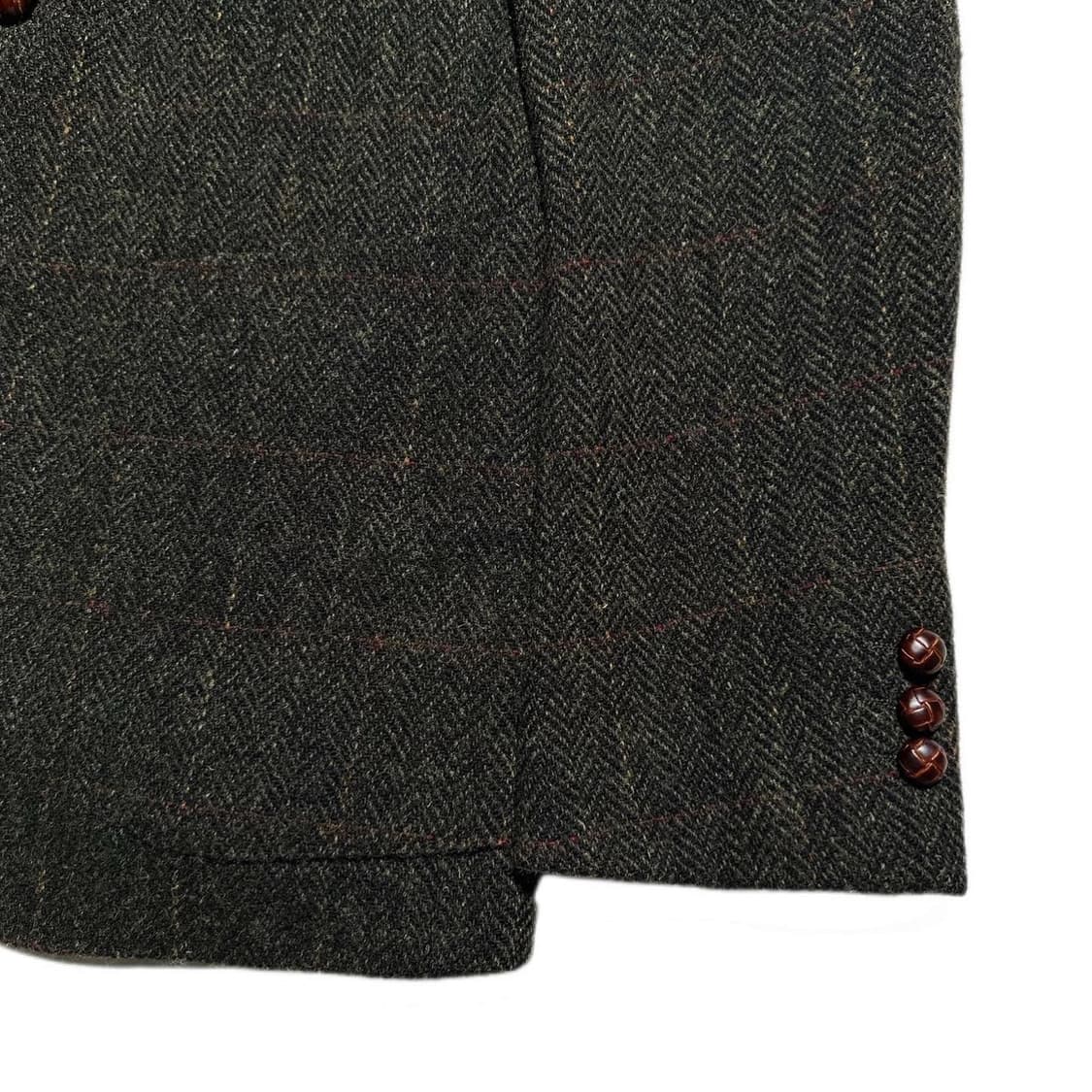 해리스 트위드 헤링본 체크 블레이저 상품이미지4