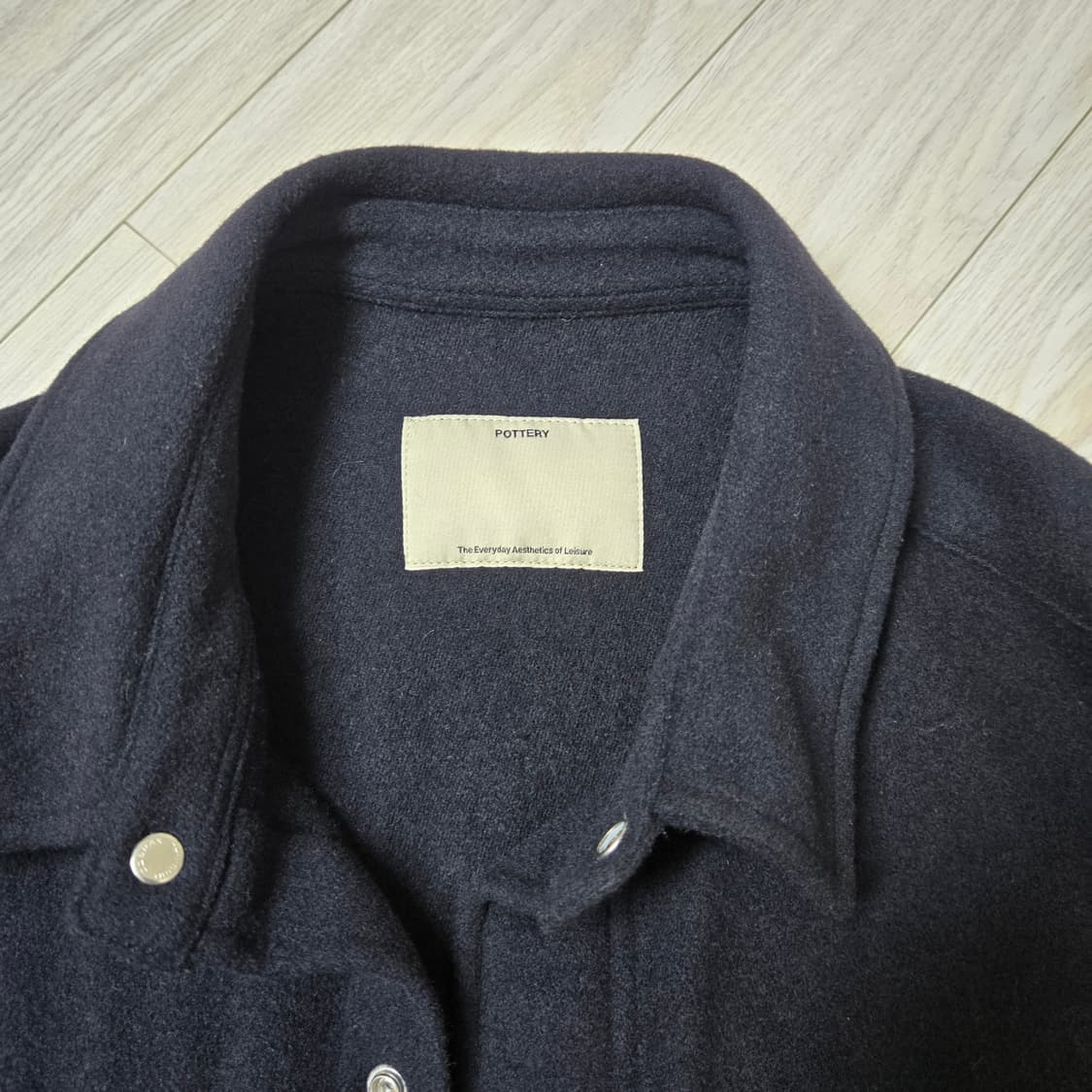 Pottery 포터리 캐시미어 포켓셔츠 상품이미지3