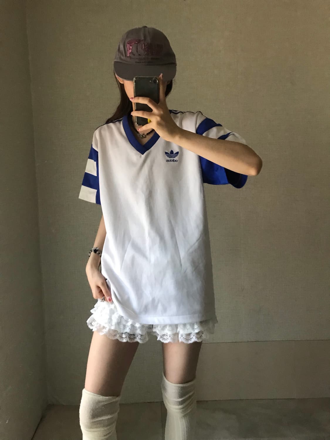 올드 아디다스 오버핏 반팔티셔츠 상품이미지4