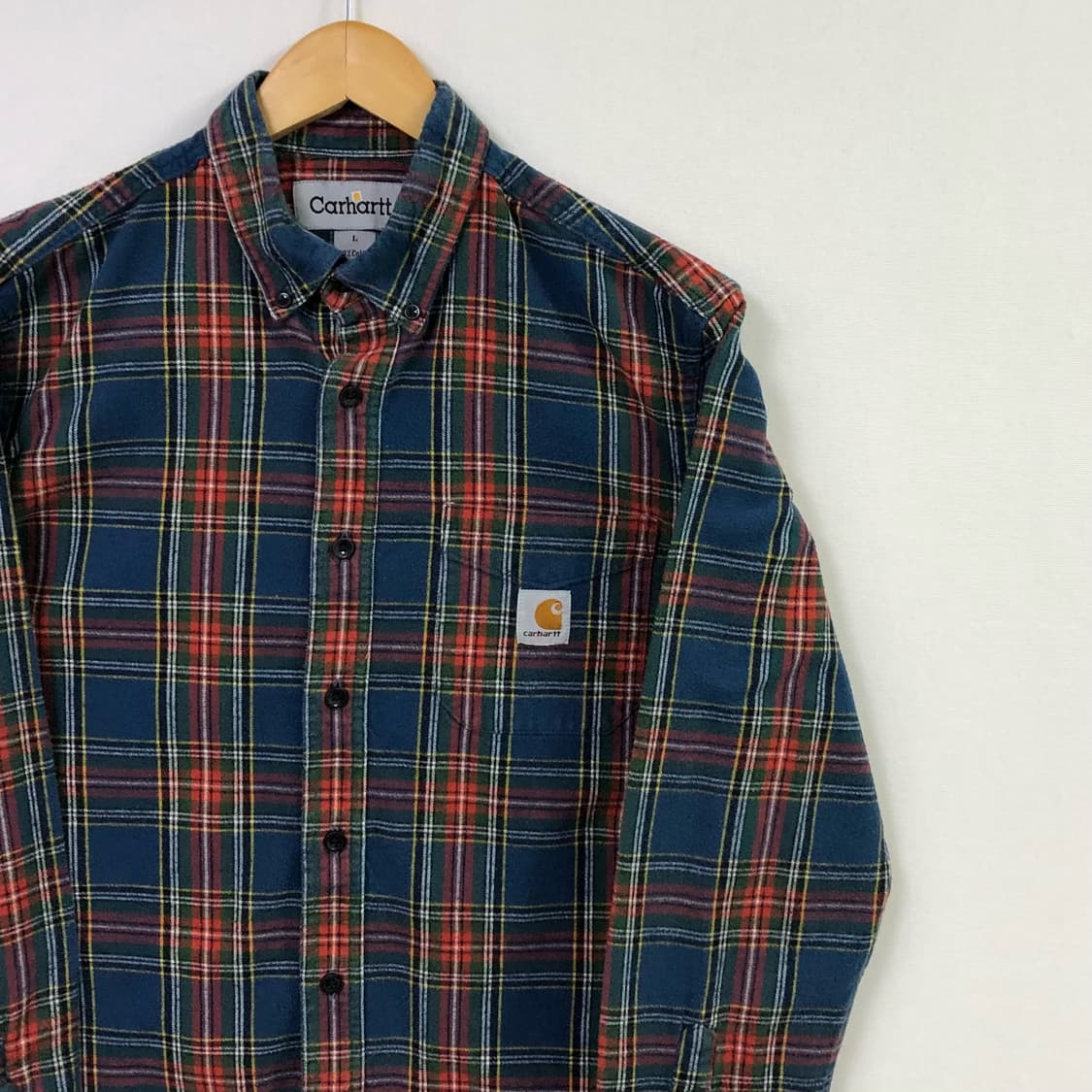 L 칼하트 체크 셔츠 상품이미지1