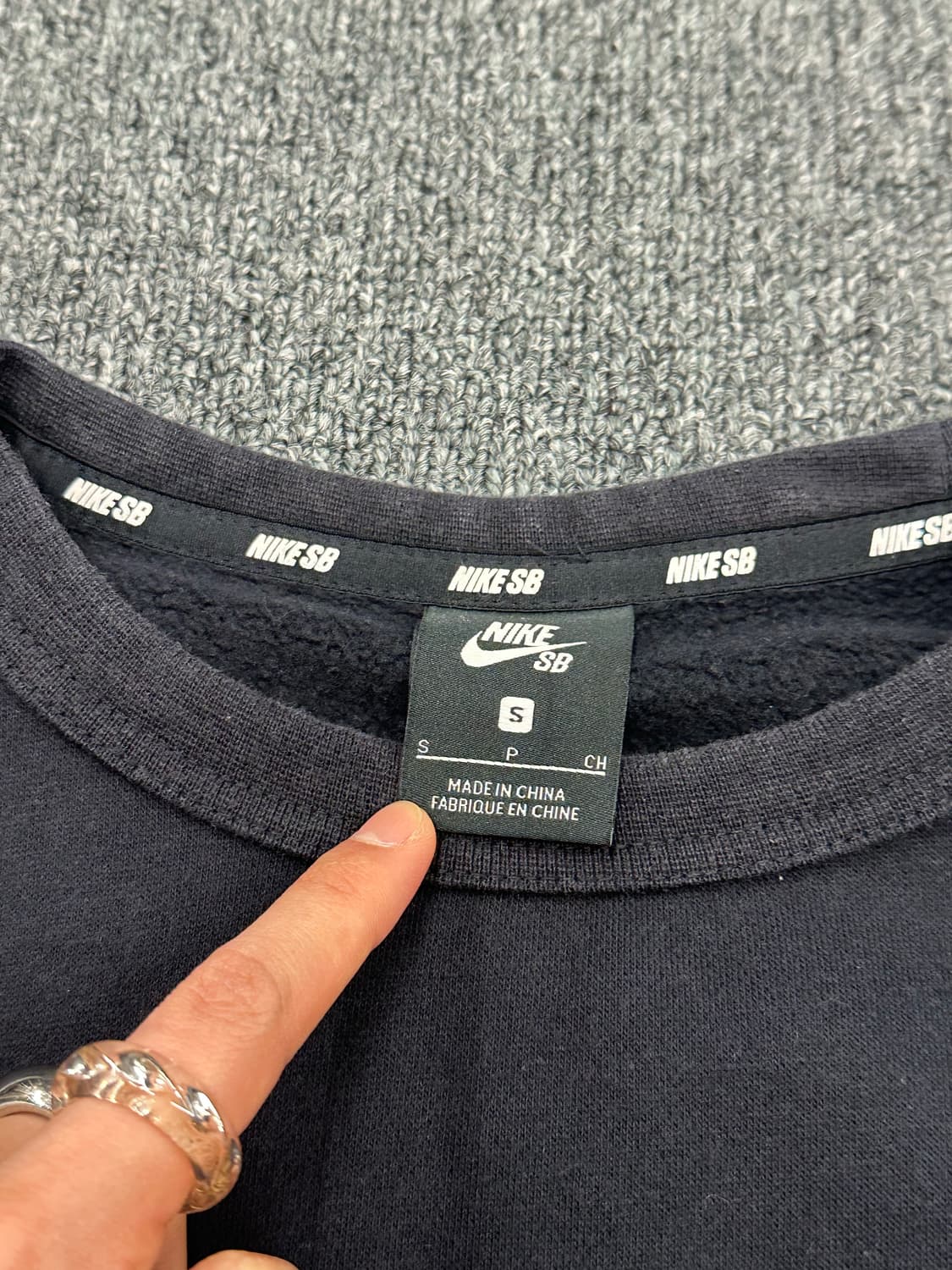 S)나이키 빈티지 SB 아이콘 스케이트보딩 스웻셔츠 상품이미지3