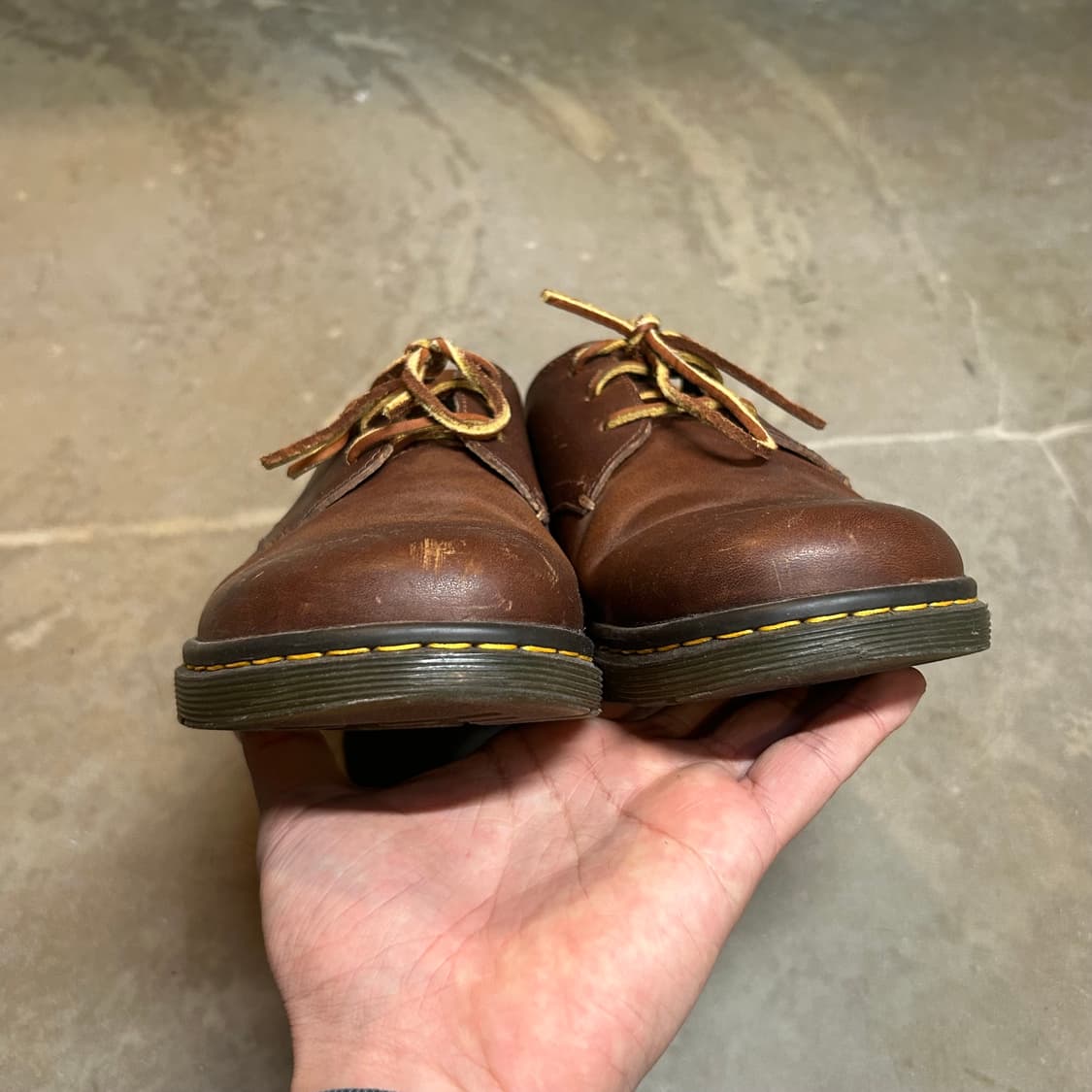 260) 닥터마틴 엘스필드 브라운 구두 워커 상품이미지5