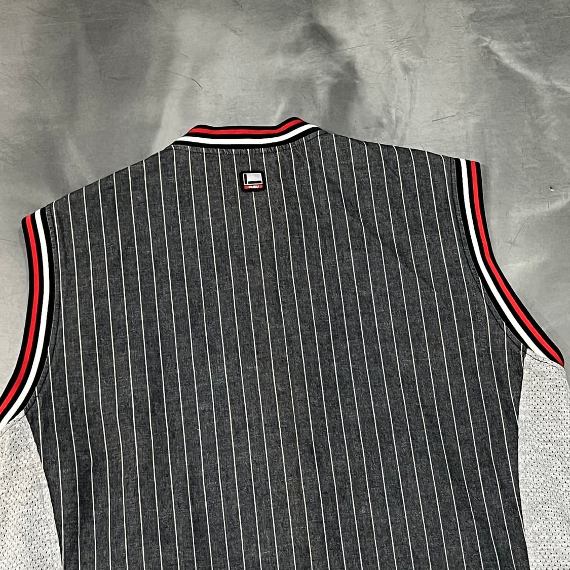  푸부 스트라이프 집업 베스트 y15922 상품이미지6