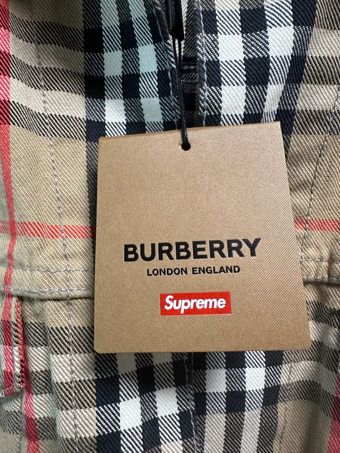 슈프림 버버리 데님 트러커 상품이미지3
