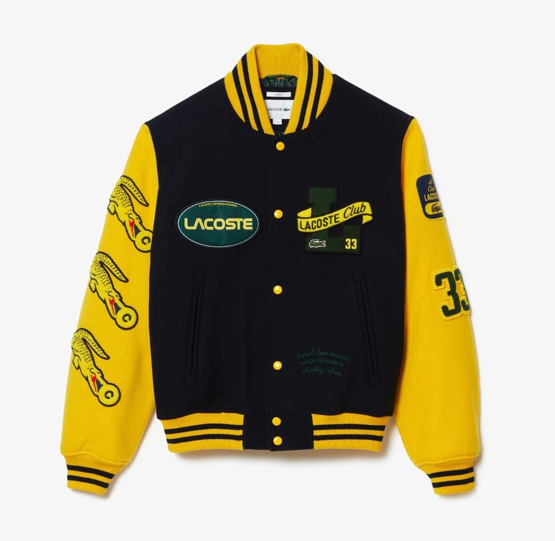 [새상품] 라코스테 블루종 바시티 자켓 정가 99.9만원 상품이미지1