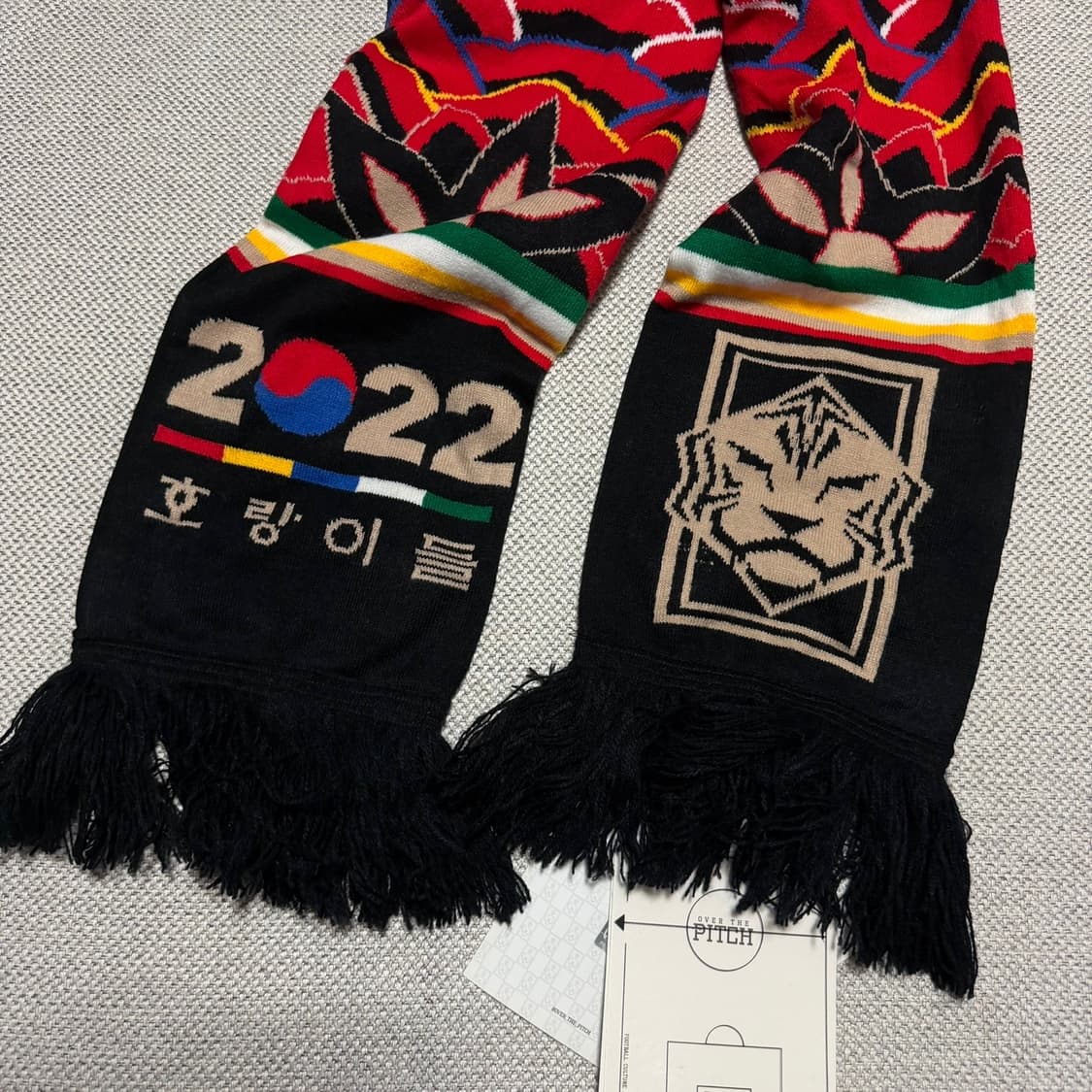 오버더피치 2022 대한민국 국대 축구 머플러 (새상품) 상품이미지4