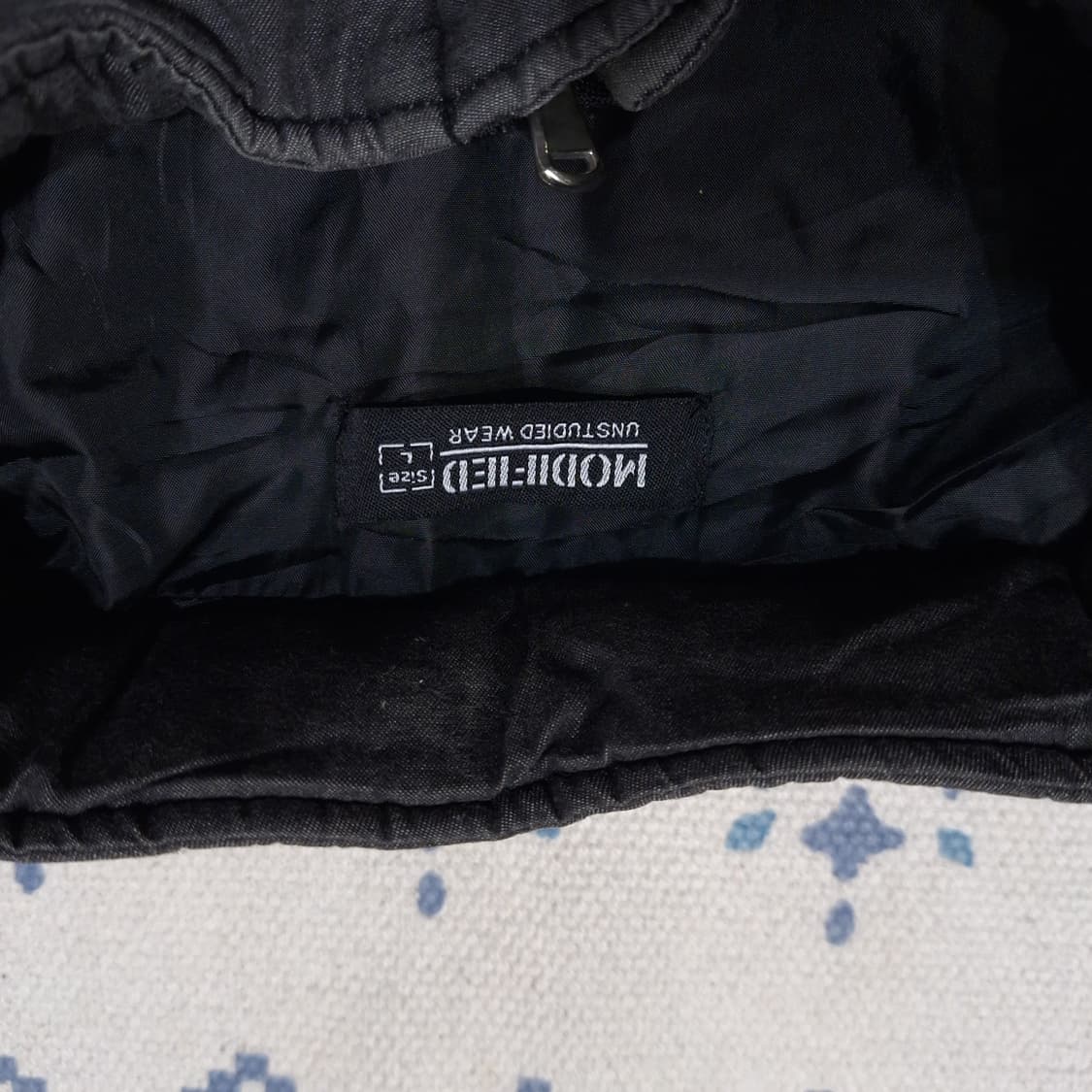 모디파이드 JP 피그먼트 그레이 워싱 스트릿 패디드 패딩조끼 패딩베스트 상품이미지9