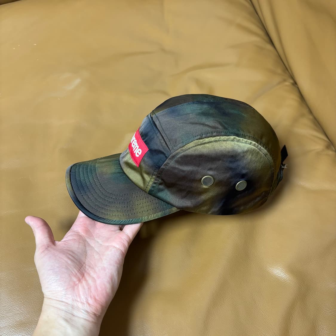 Supreme 슈프림 사틴 카모 캠프캡 모자 (Satin Camo) 상품이미지4