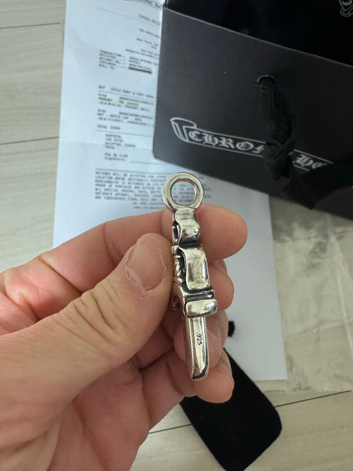 크롬하츠 더블대거 펜던트 판매합니다. 상품이미지4